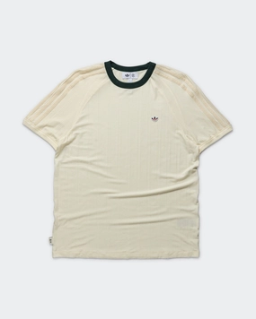 Rib Tee by Edison Chen x CLOT - Cream White/Green Night Versatile Comfort Style