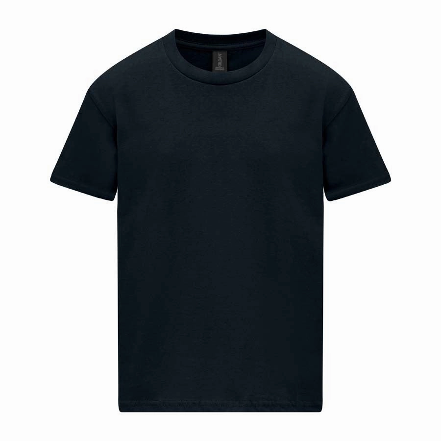 Stretchable Weave Comfy All-Day Softstyle Midweight Youth T-Shirt | PITCH BLACK