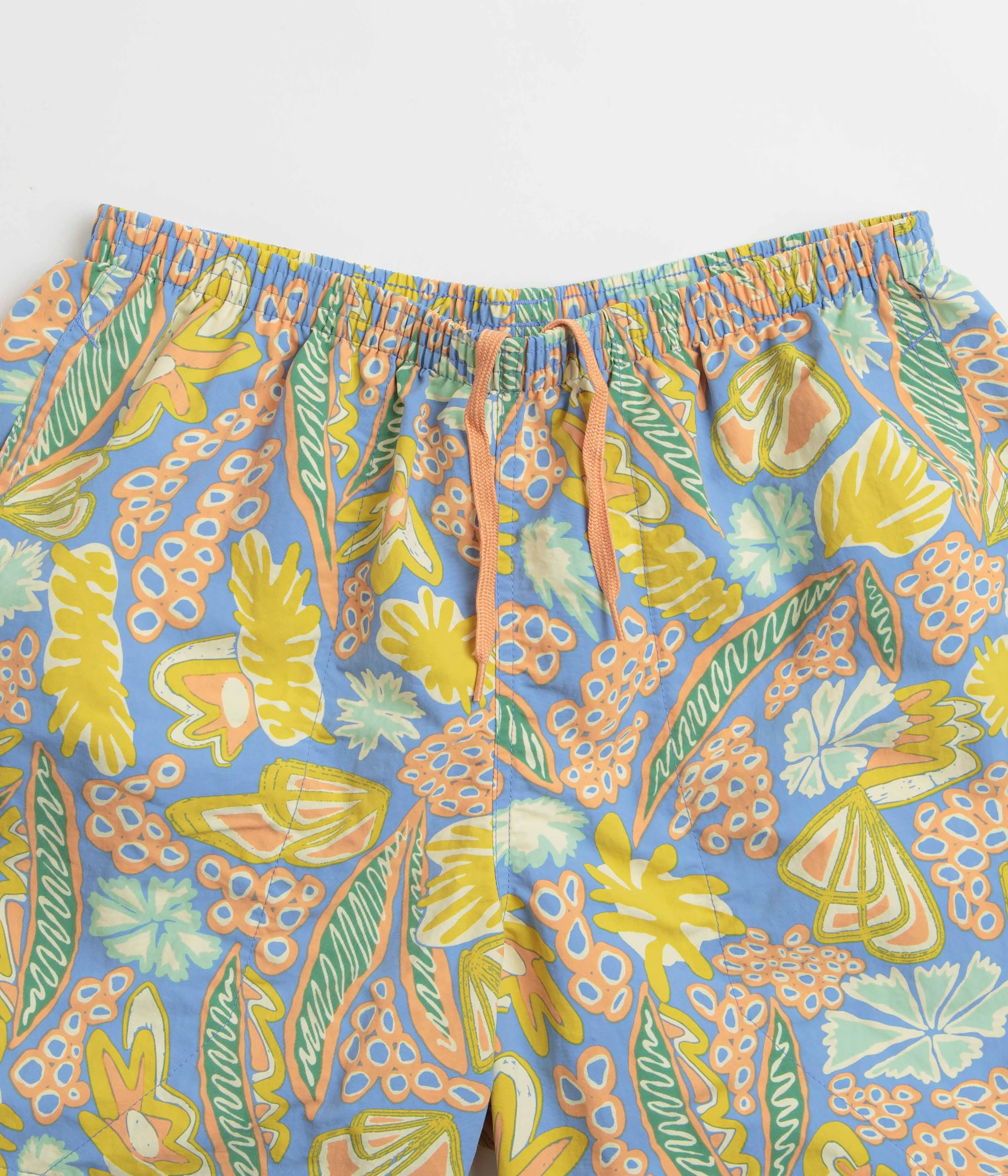 Patagonia Baggies 5" Shorts - Flourish: Abundant Blue construction work Designer Style