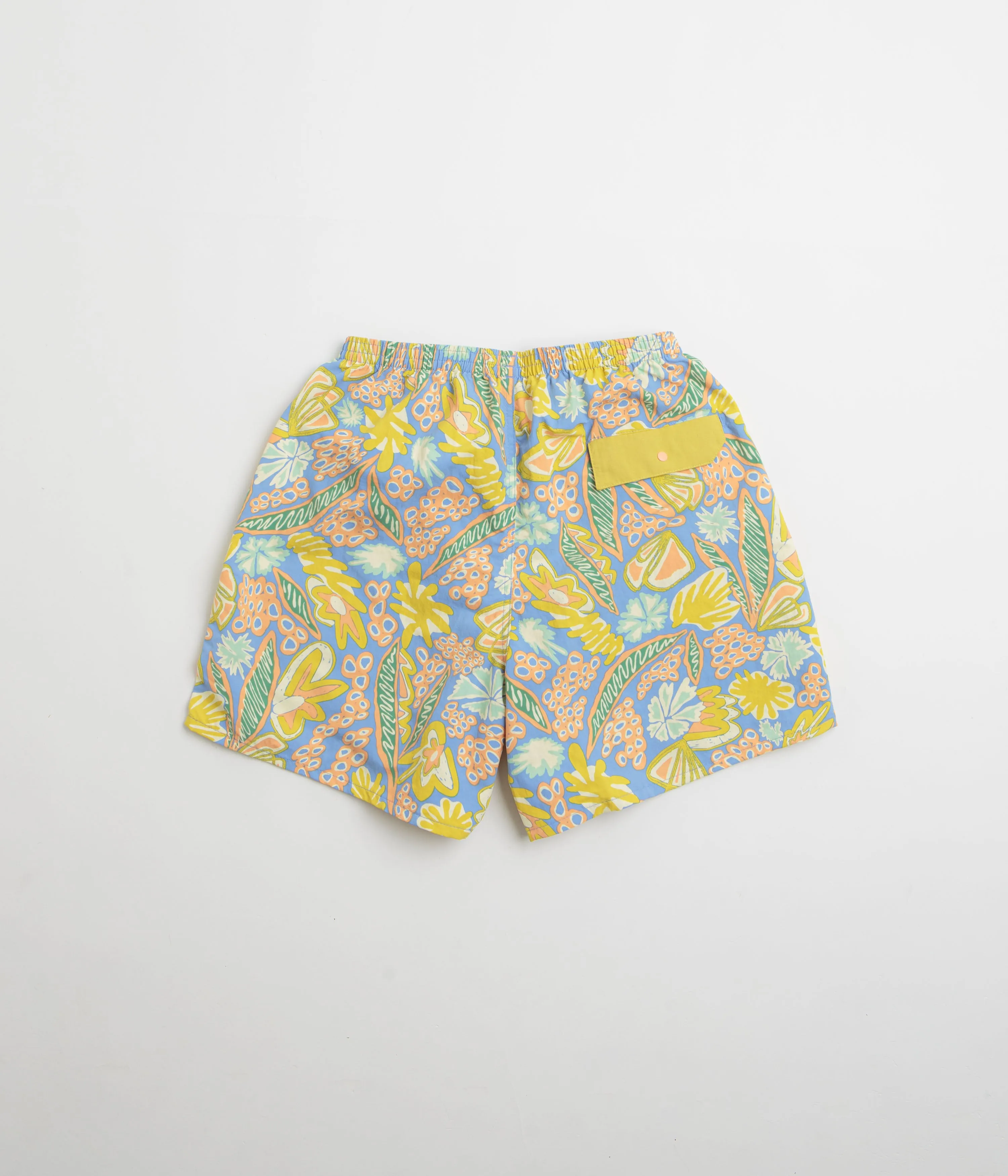 Casual Days Sporty Style Patagonia Baggies 5" Shorts - Flourish: Abundant Blue