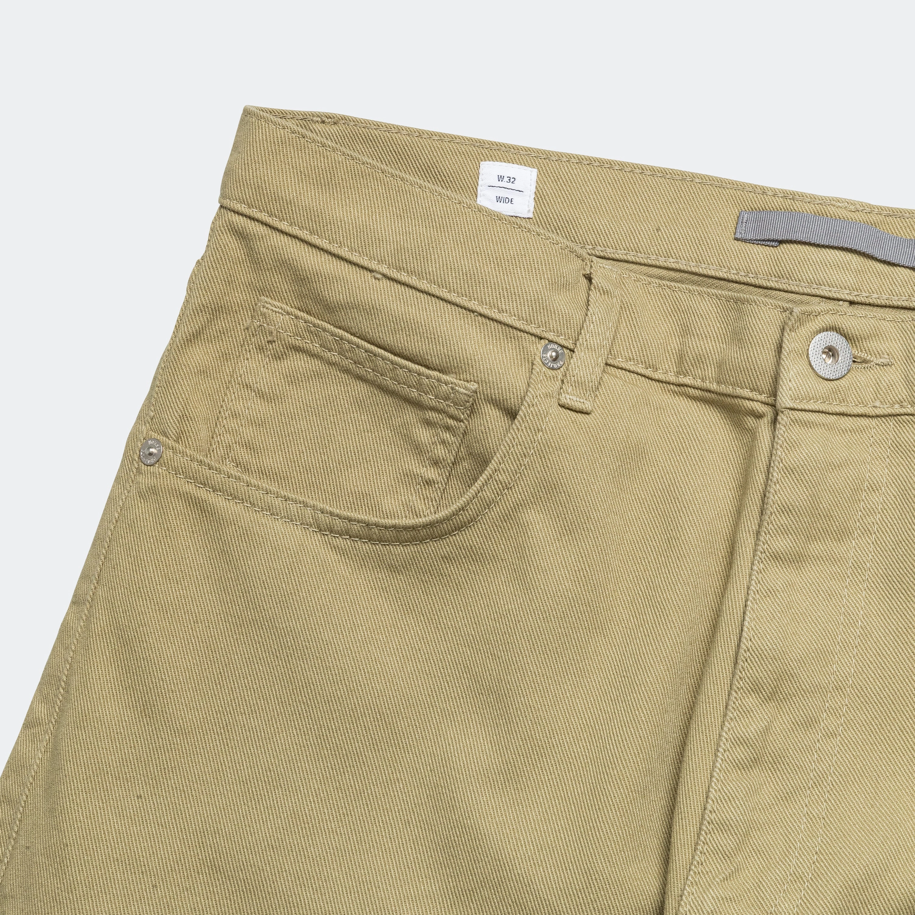 AbrasionResistantFabric Mogens Relaxed 5 Pocket Heavy Twill - Moss Green