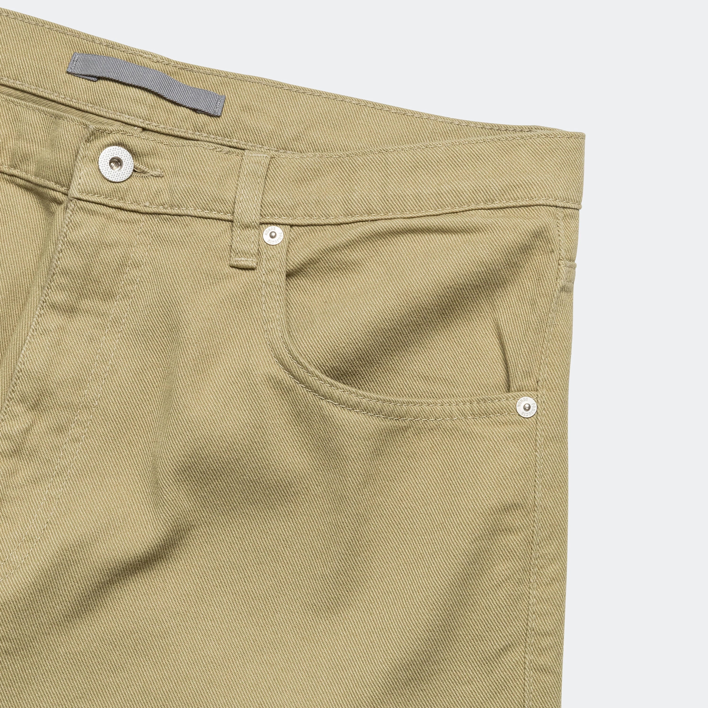 Secure Closures Mogens Relaxed 5 Pocket Heavy Twill - Moss Green