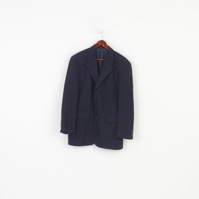 Adventure Layer Ritex Men 52 Blazer Navy Wool Breasted Collar Elegant Bottoms Classic Switzerland  Jacket