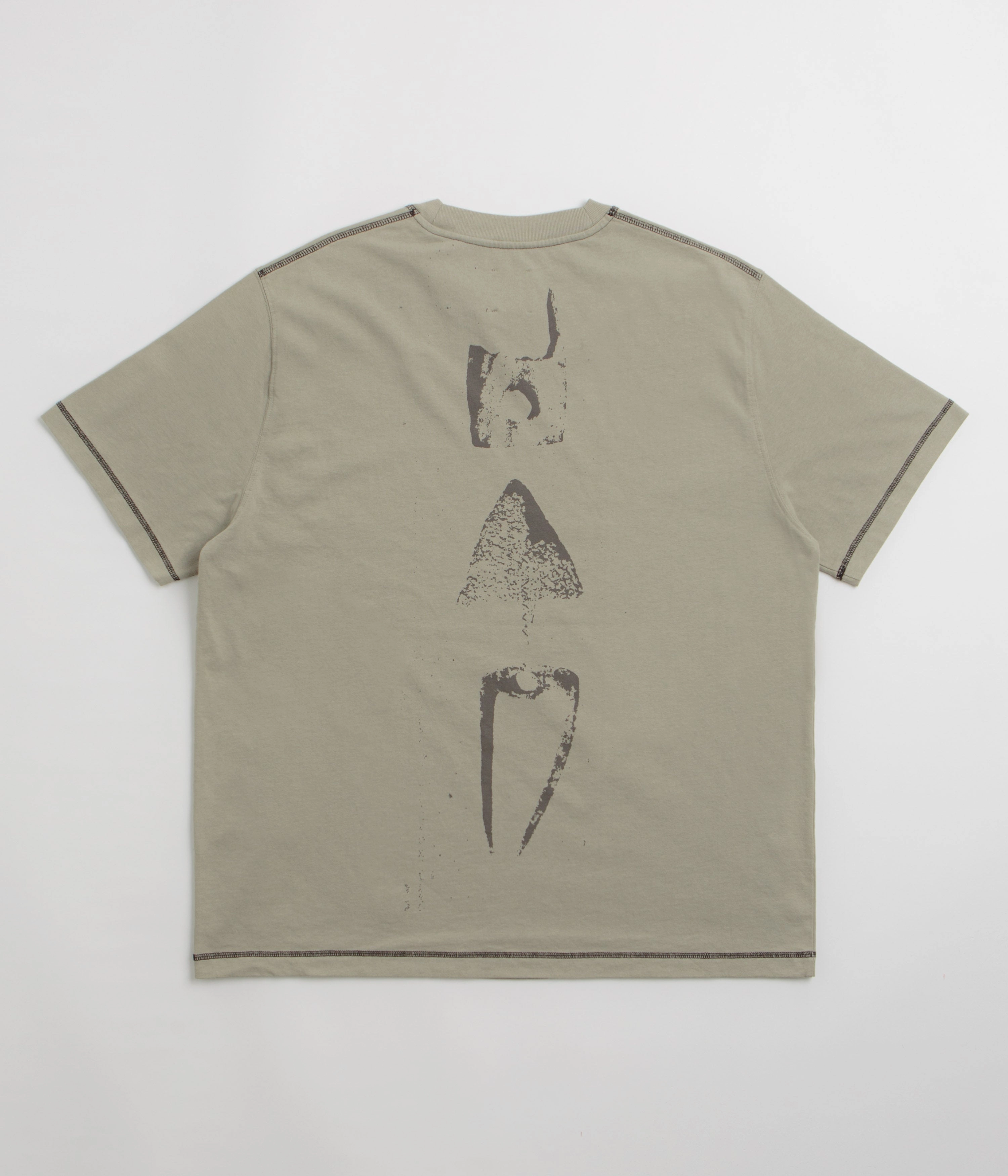 long sleeved ROA Neolith Stitch T-Shirt - Pale Green