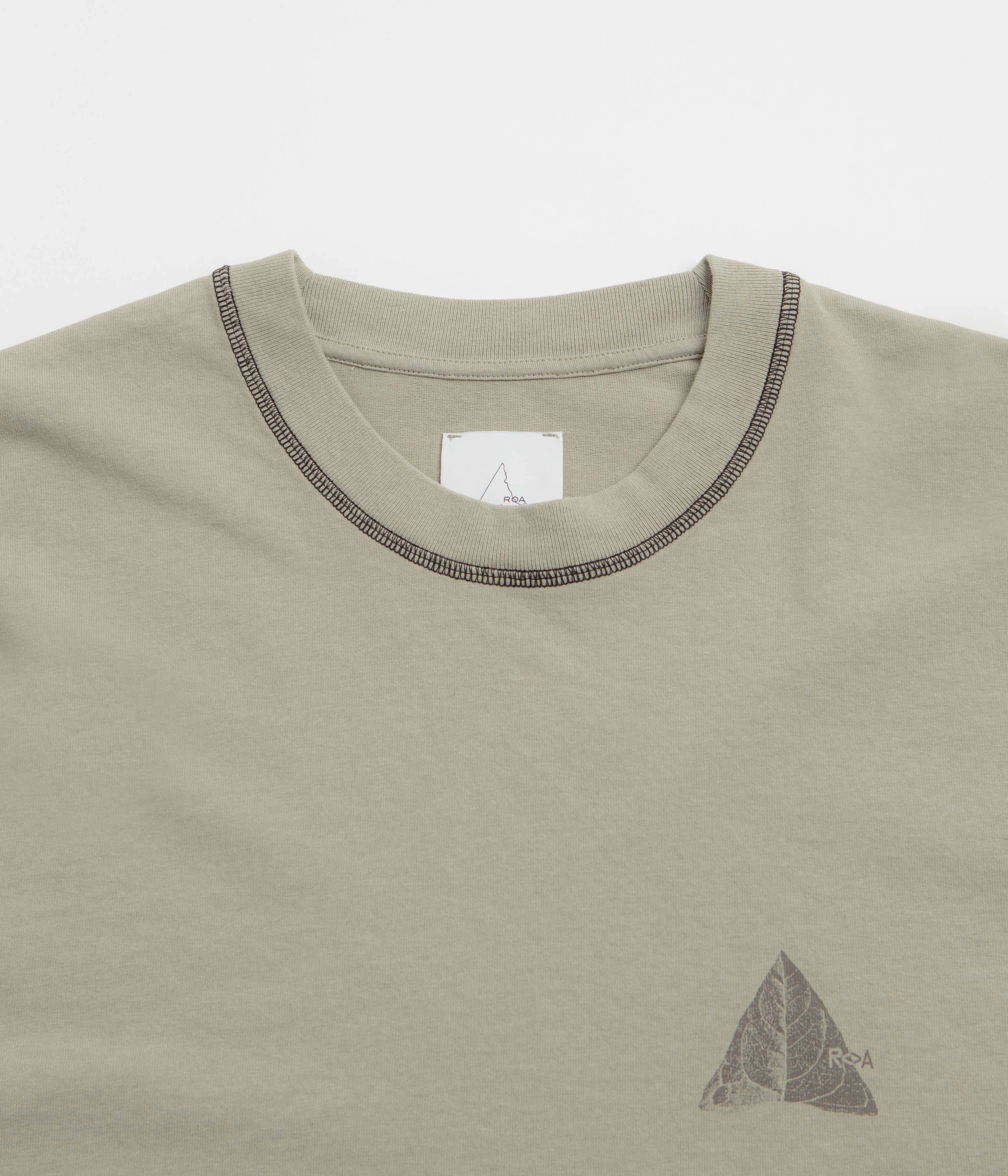 ROA Neolith Stitch T-Shirt - Pale Green Fashion Fit