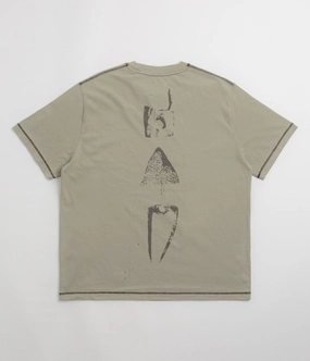 long sleeved ROA Neolith Stitch T-Shirt - Pale Green