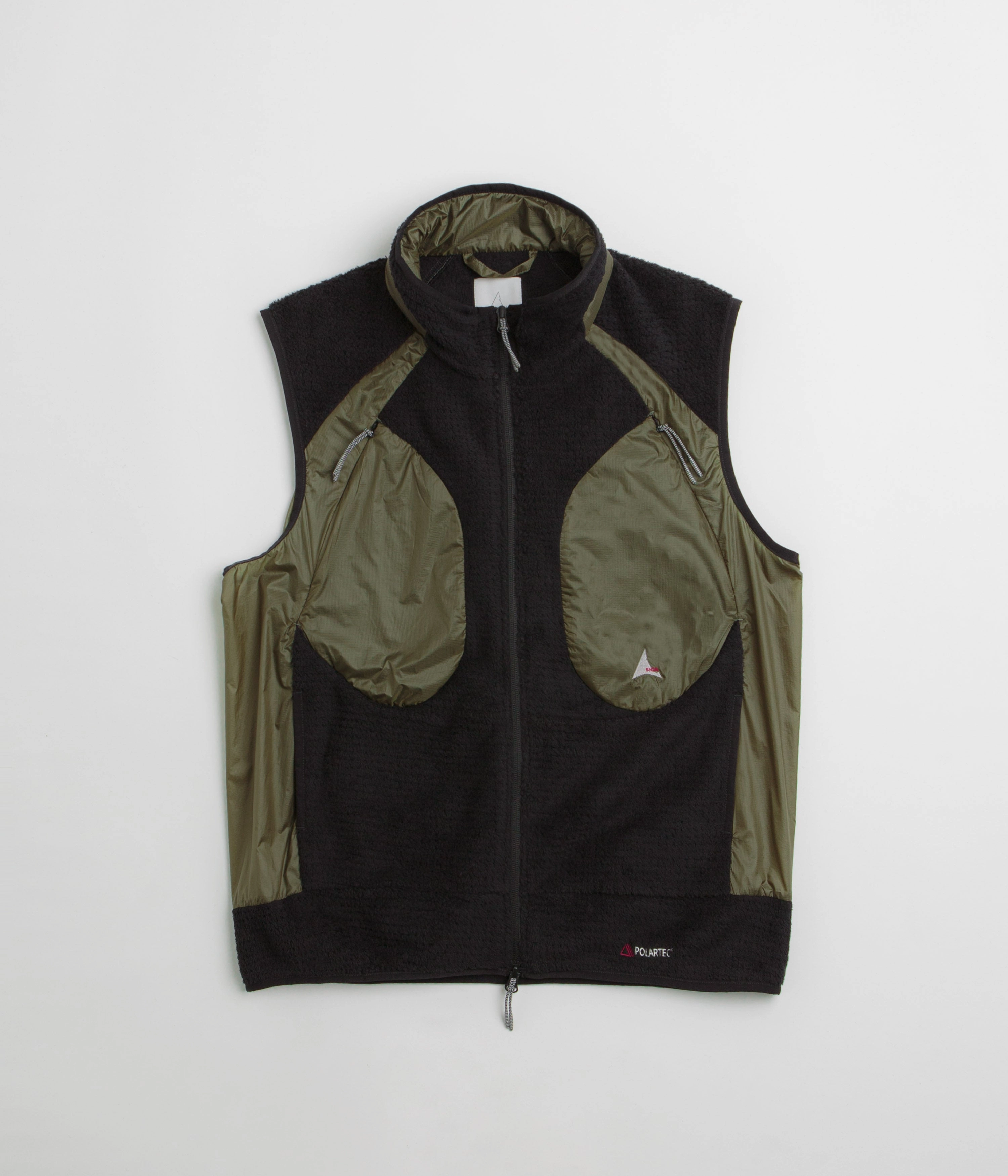 ROA Ocular Polartec High Loft Vest - Black Olive Light Drape