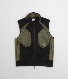 ROA Ocular Polartec High Loft Vest - Black Olive Light Drape