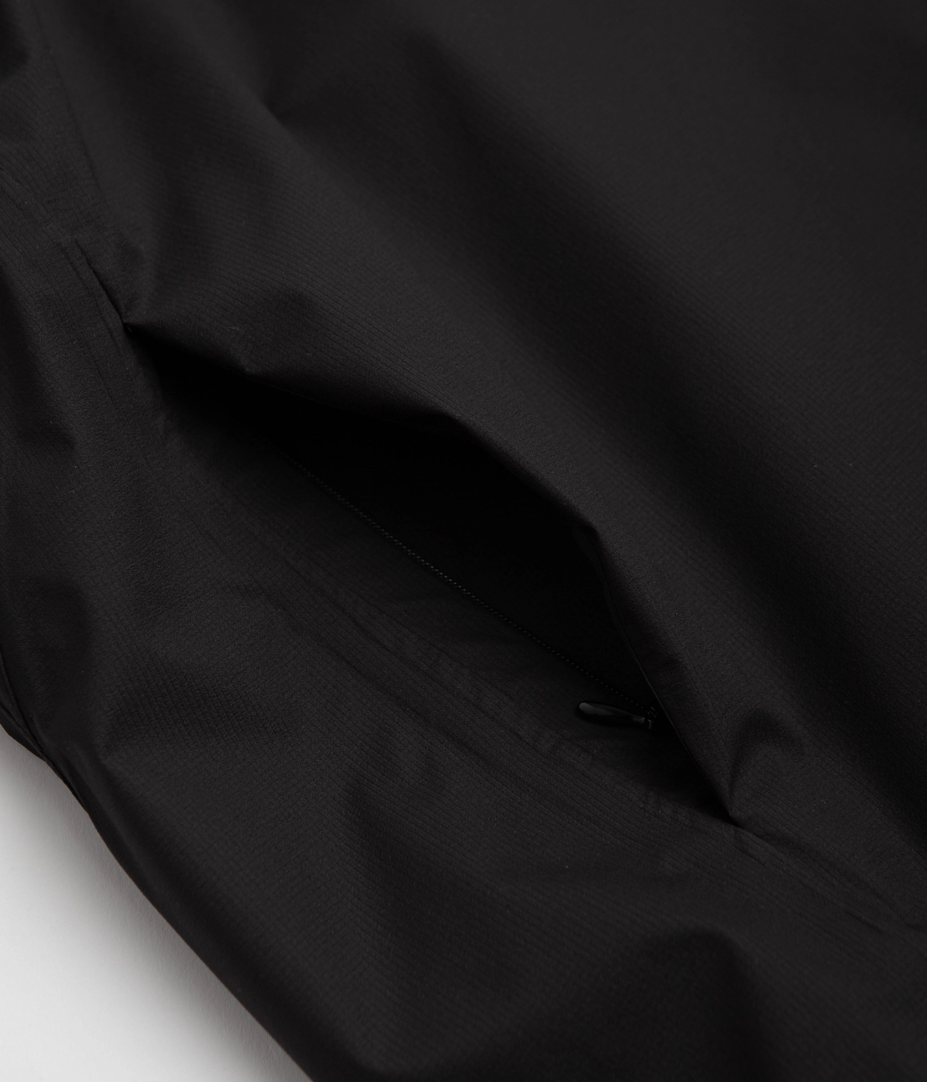 ROA Zip Up Shirt Jacket - Black Skiing Perforated Details