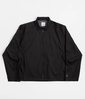 ROA Zip Up Shirt Jacket - Black Street Chic Reinforced Seams
