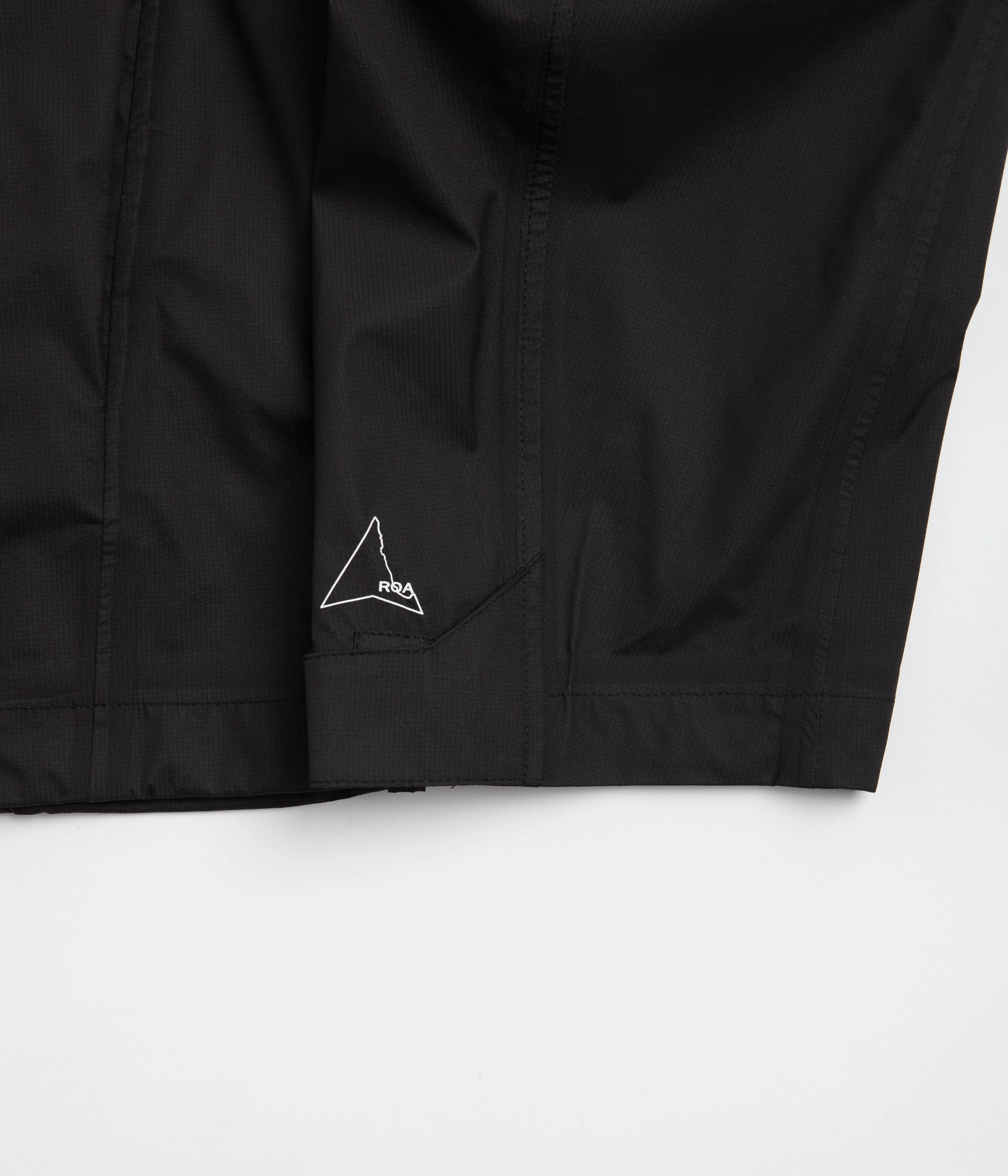 ROA Zip Up Shirt Jacket - Black Windproof Design