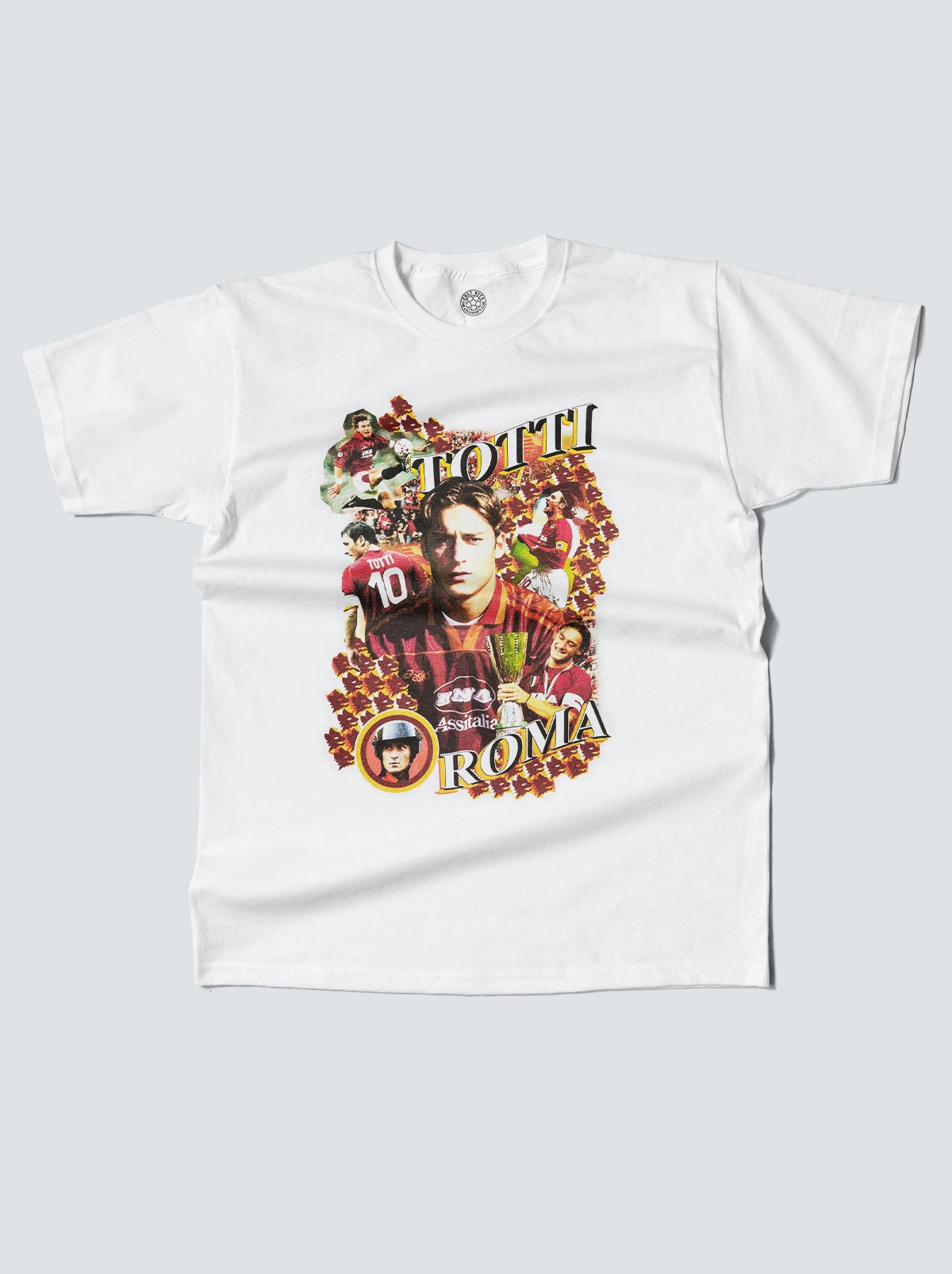 ROMA TOTTI BOOTLEG TEE Reinforced Shoulder Stitching
