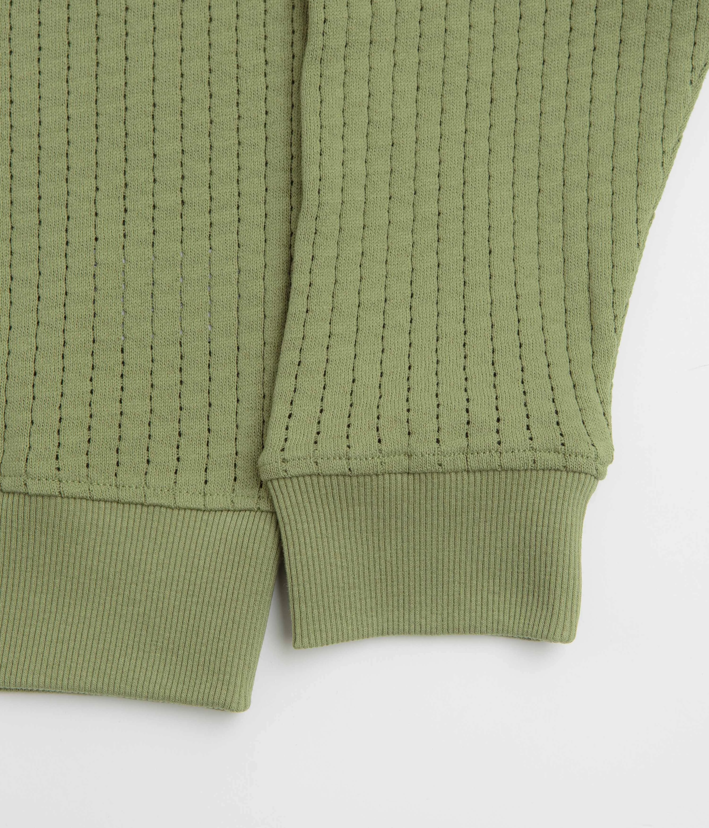 YMC Fauss Crewneck Sweatshirt - Green Running wear Stylish Essentials
