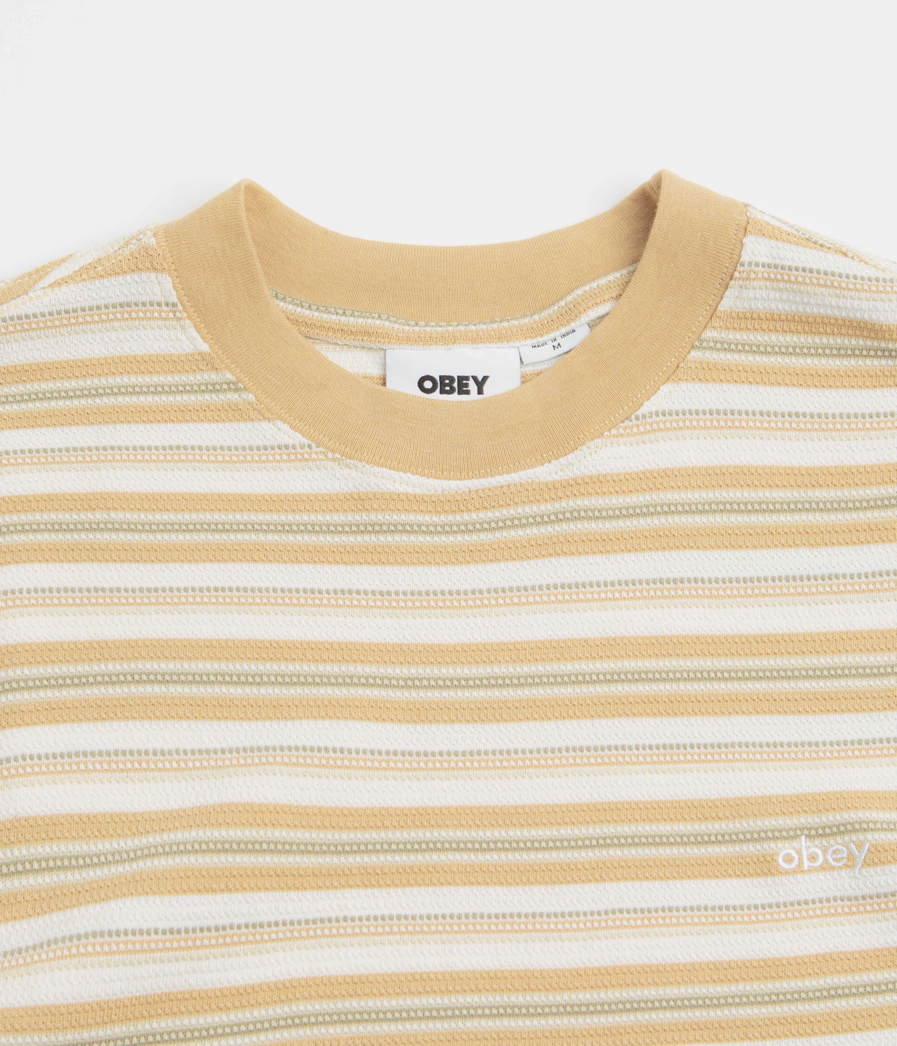 Fun and Comfortable Obey Kenny Relaxed T-Shirt - Unbleached Multi