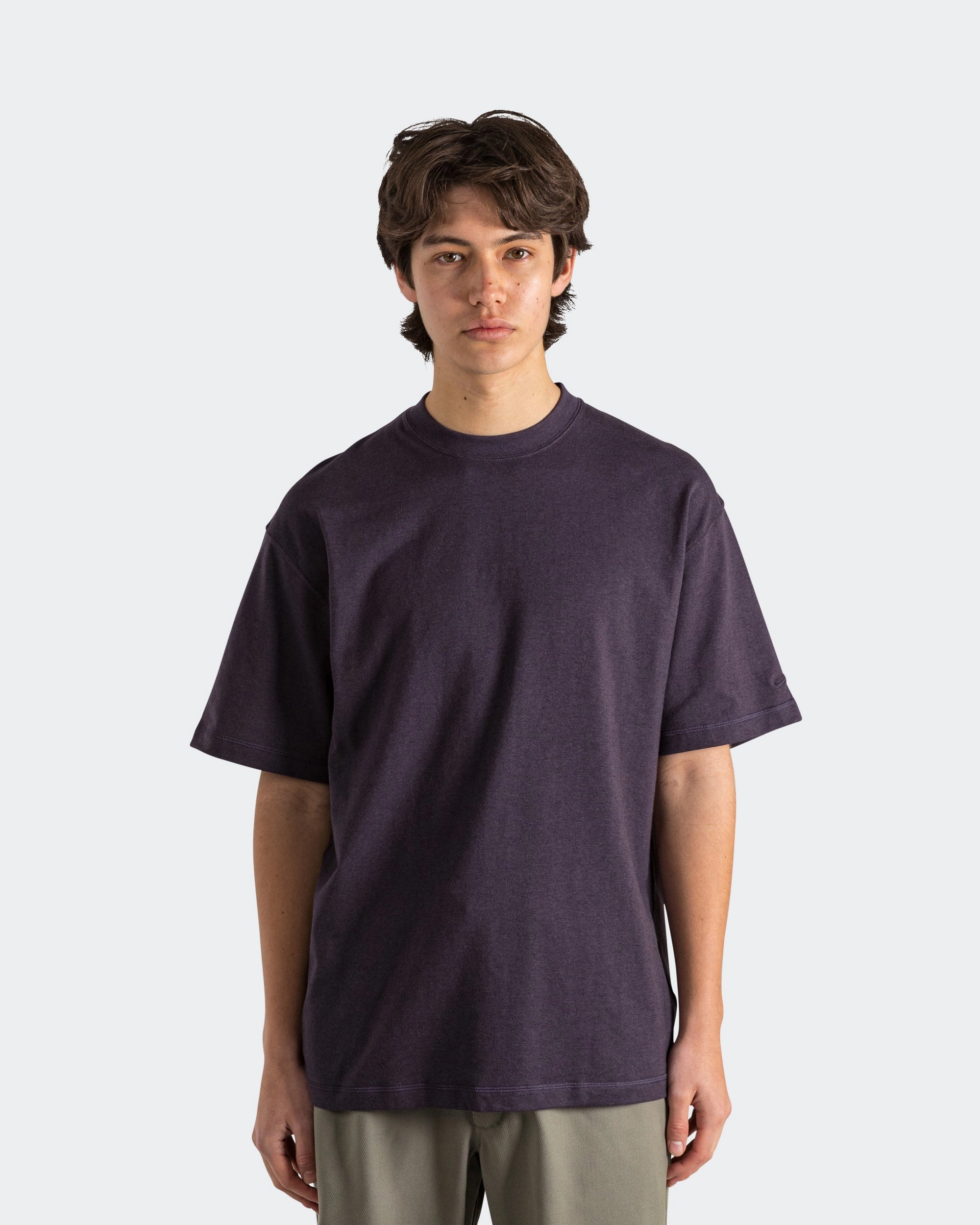 Wool Classics SS Tee - Cave Purple Weekend Fashion Lightweight Wear