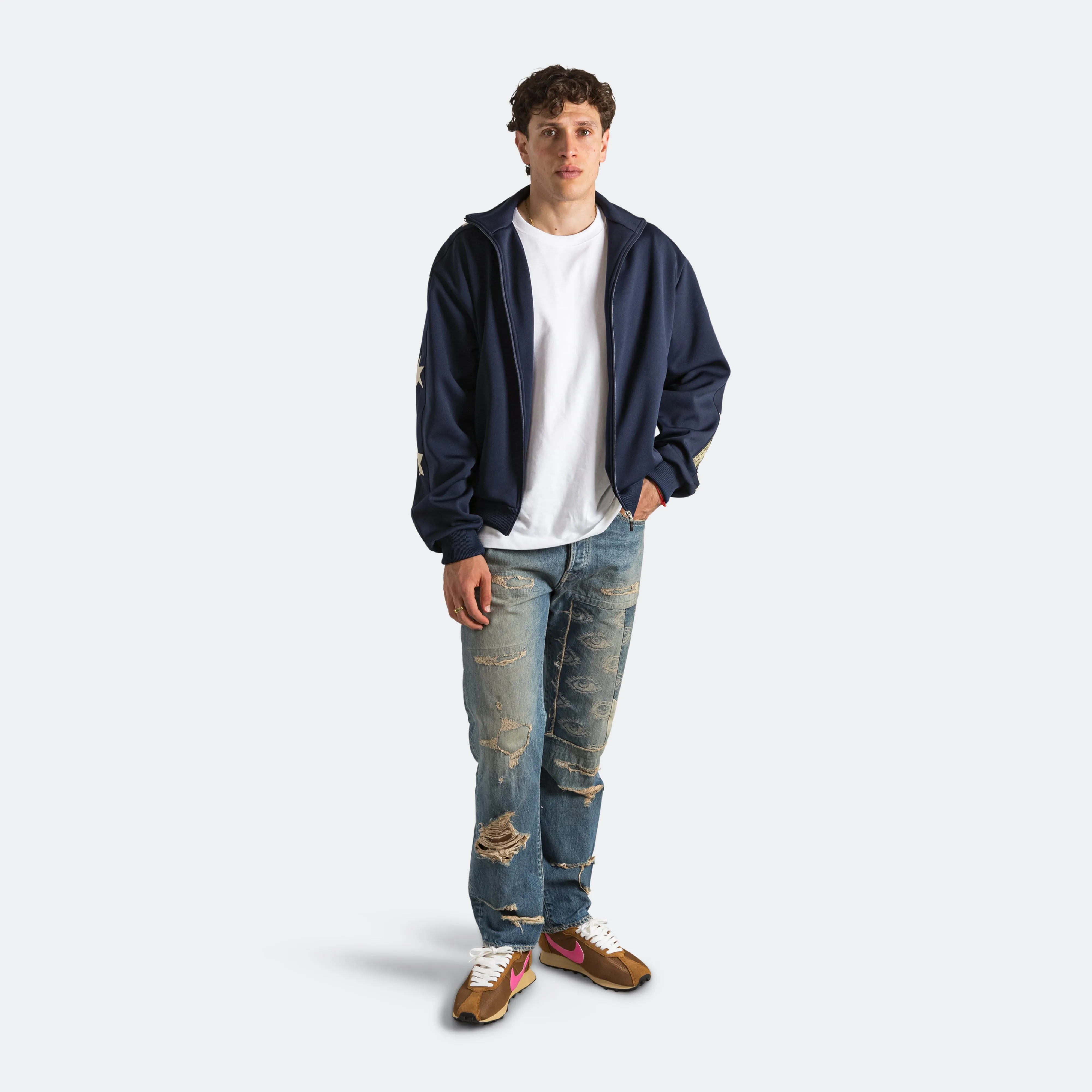 14oz Denim 5P MONKEY CISCO (SPEAKEASY DixieRemake) - PRO Year Round Piece Earthy Modern Minimalist Office Wear