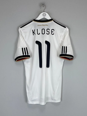 2010/11 GERMANY KLOSE #11 HOME SHIRT (S) ADIDAS Yarn Dye Technique Cozy Comfort