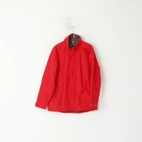 Rukka Men M Jacket Red Lightweight Full Zipper Holzbau AG Sportswear Outdoor Top Empower Attraction