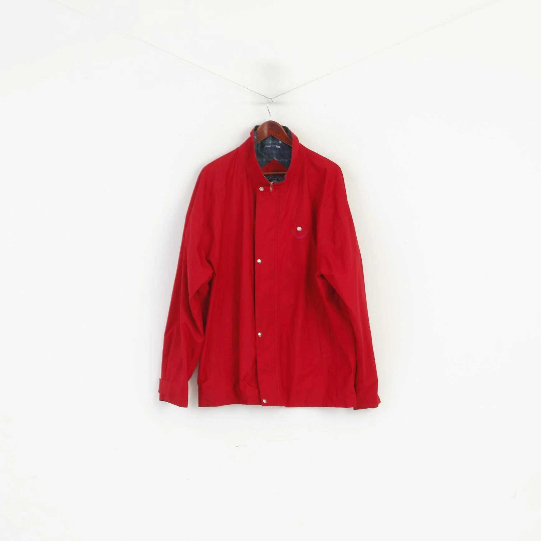 Rukka Men XL Jacket Red Lightweight Full Zipper Outdoor Windreaker Top Planner Lightweight Waterproof