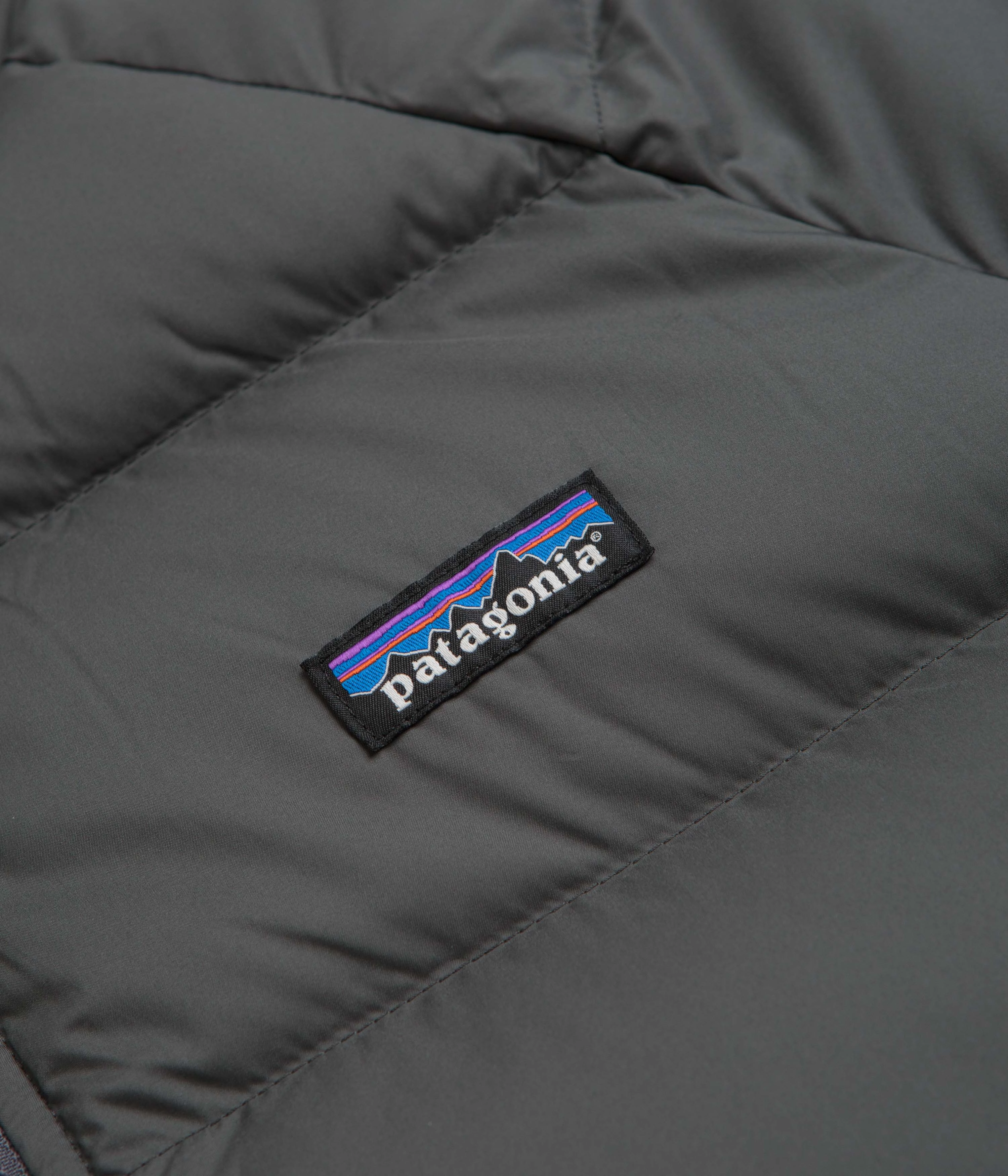Patagonia Reversible Silent Down Jacket - Forge Grey Assessment