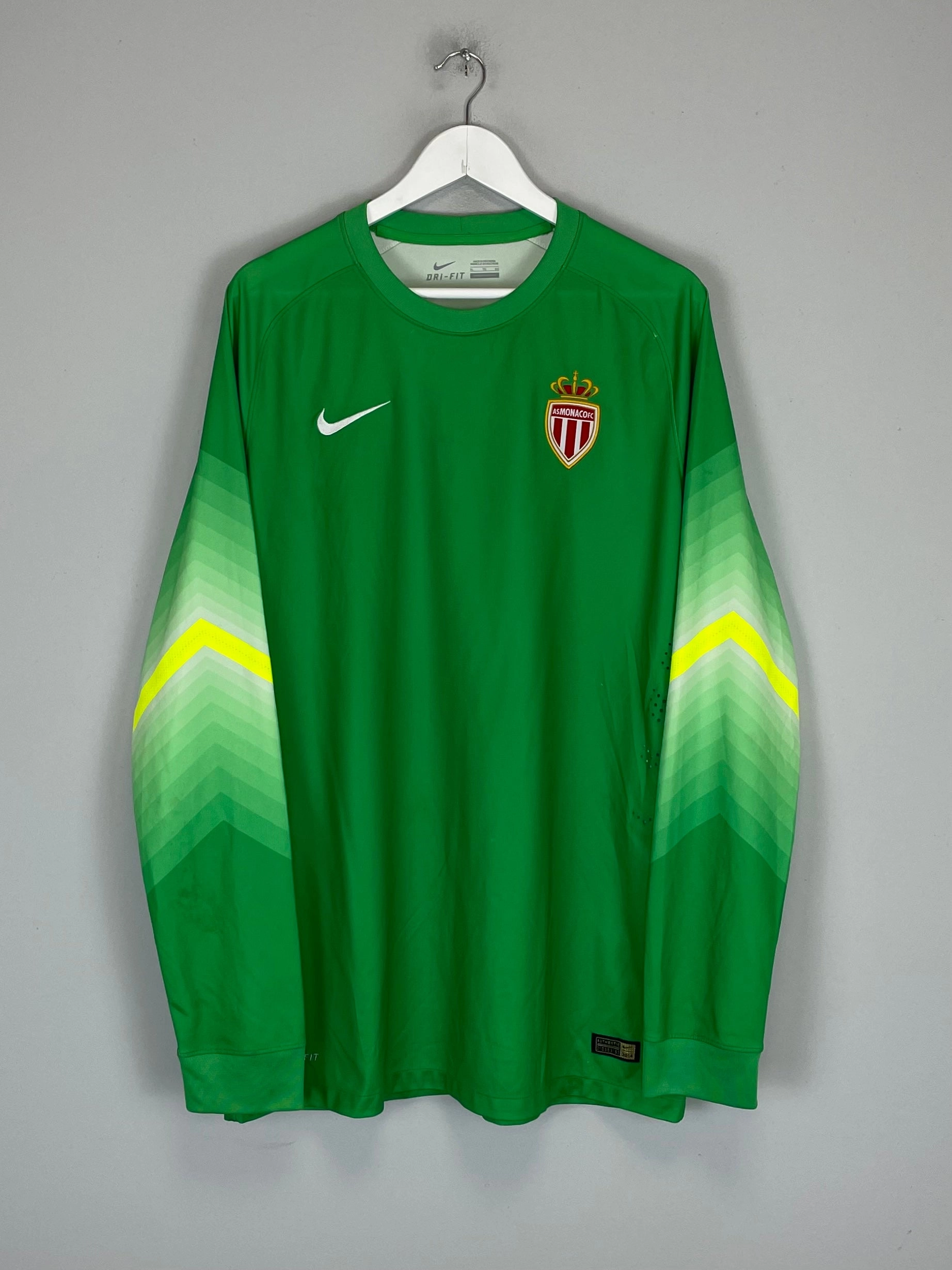2014/15 MONACO *PLAYER ISSUE* GK SHIRT (XL) NIKE Sporty Layers