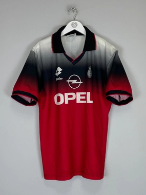1995/96 AC MILAN TRAINING SHIRT (M) LOTTO Durable Recycled Blend