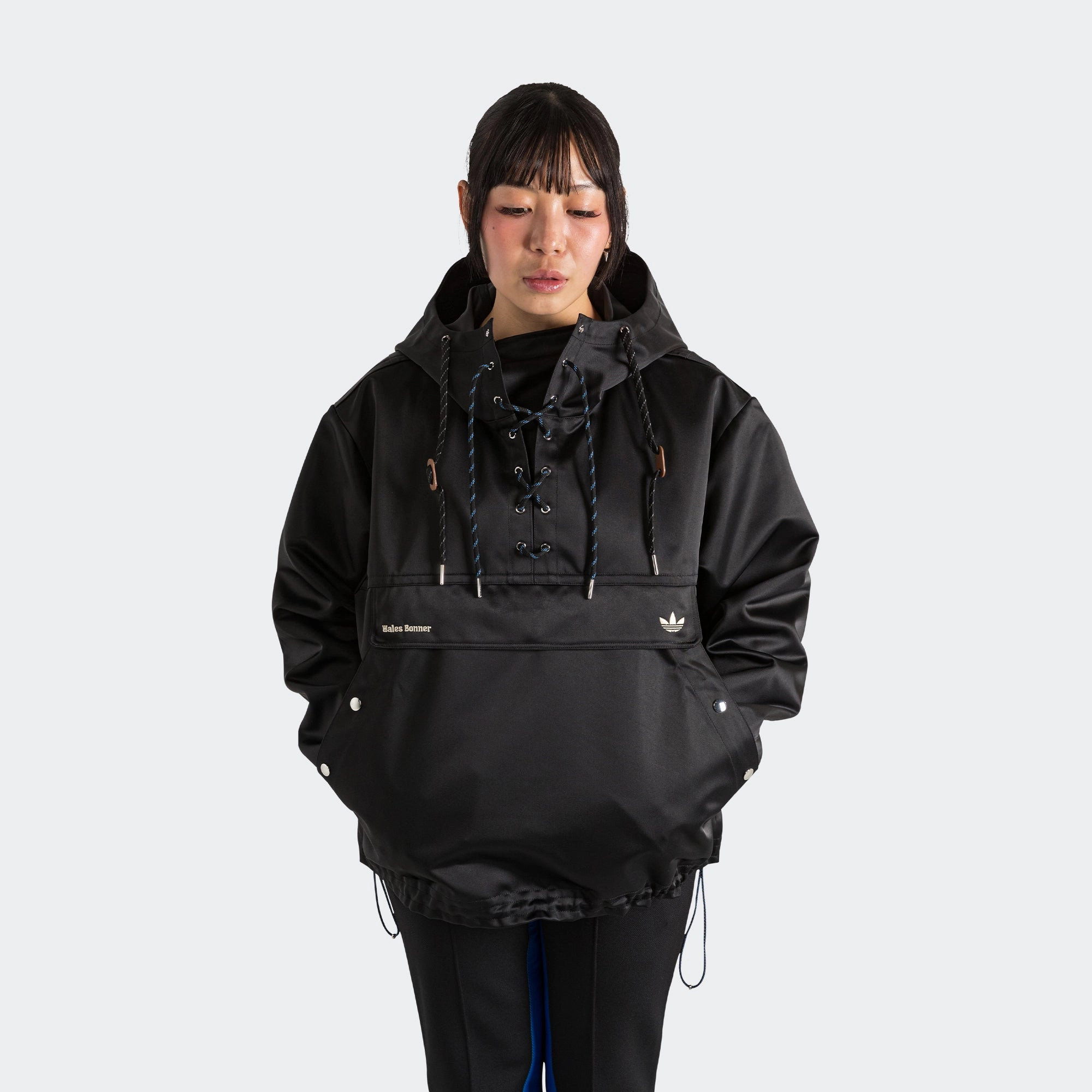 Sailor Jacket x Wales Bonner - Black Belted Waist