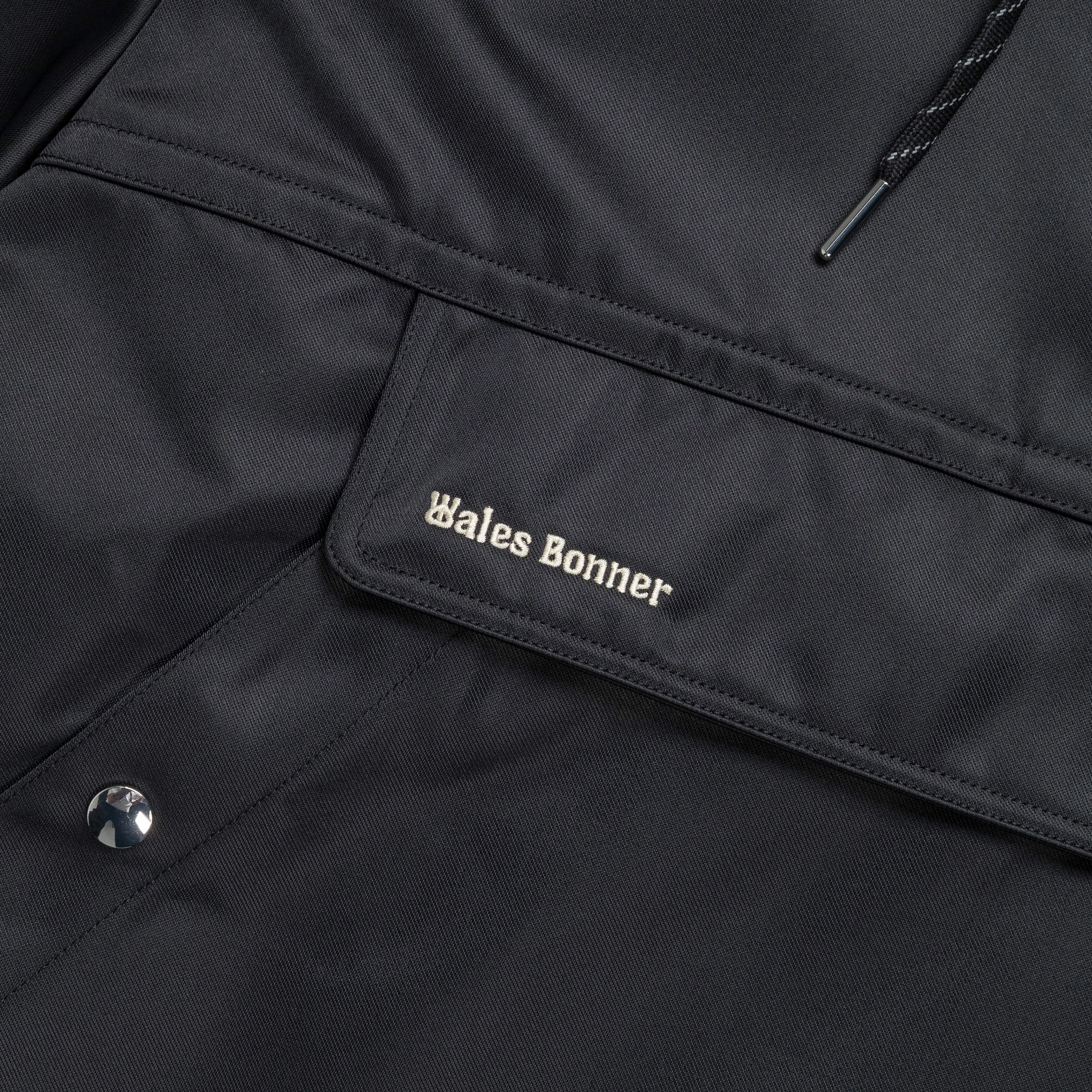Eco Friendly Construction Microfiber Shell Sailor Jacket x Wales Bonner - Black