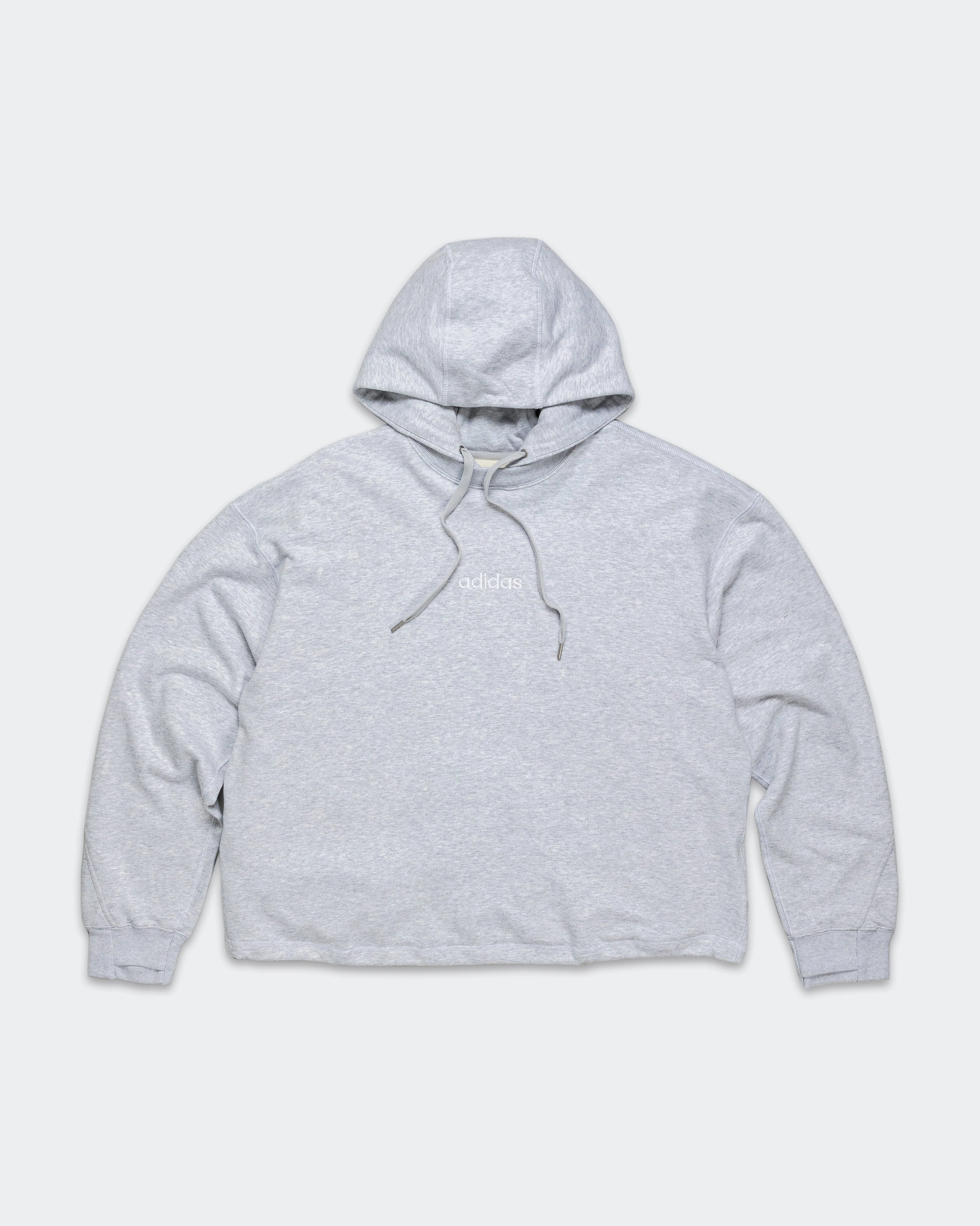 Fitted Cut Santa Monica Hoodie - Light Heather Grey