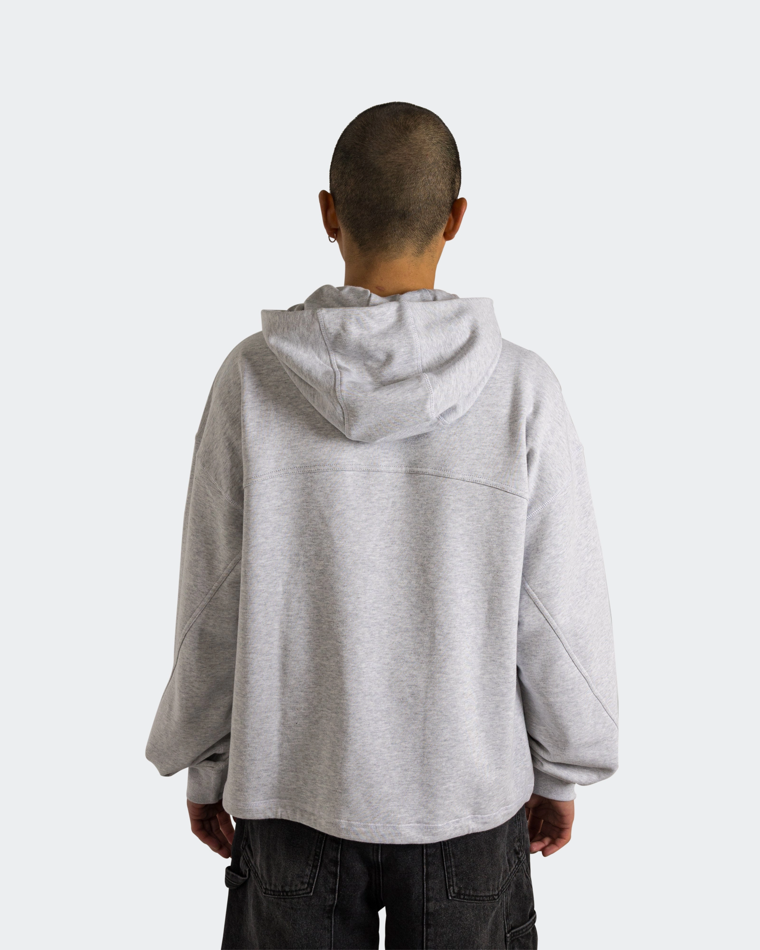 Santa Monica Hoodie - Light Heather Grey Effortless Style Streetwear Look