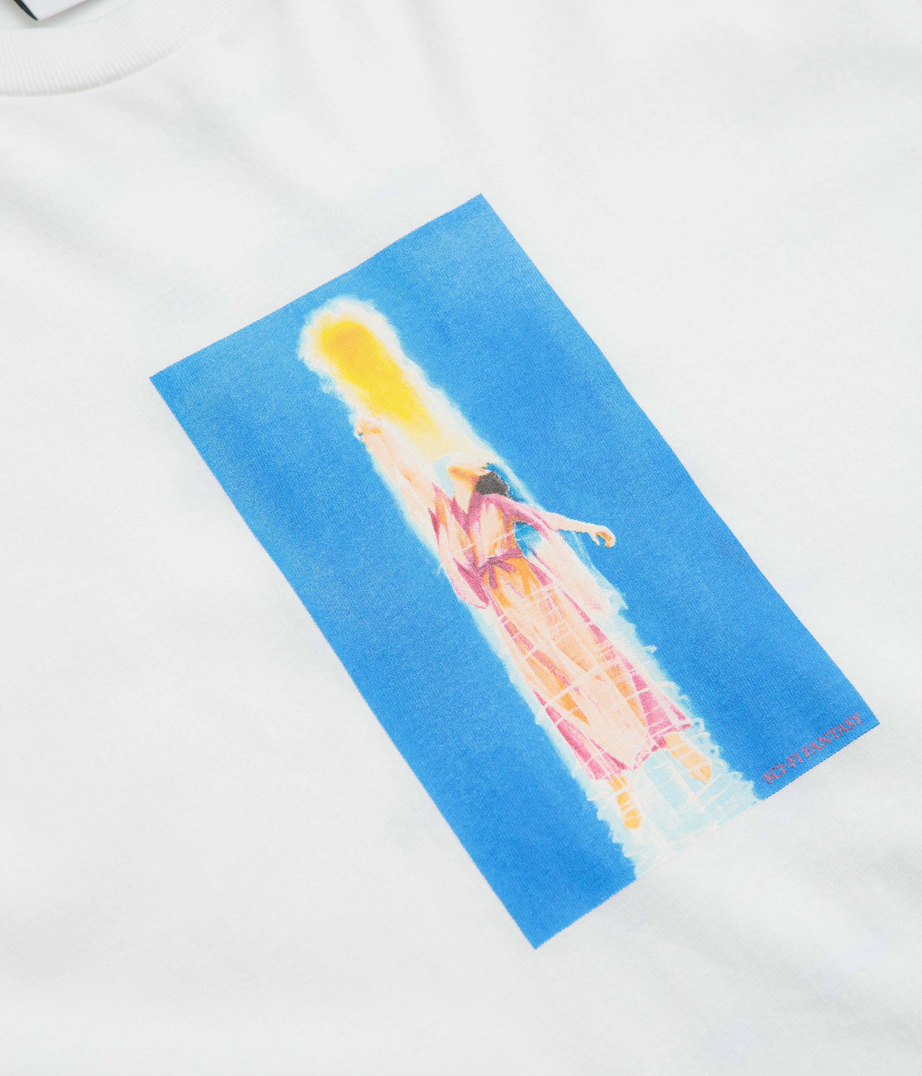 Sci-Fi Fantasy Ascension T-Shirt - White Perfect Layering