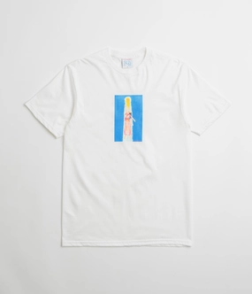 Sci-Fi Fantasy Ascension T-Shirt - White simple design