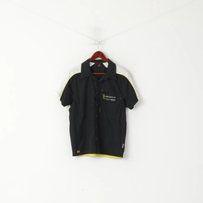 Smooth Finish Smooth Seam Finish Scott Men M Casual Shirt Black Cotton Factory Team Cycling Bike ITD Top