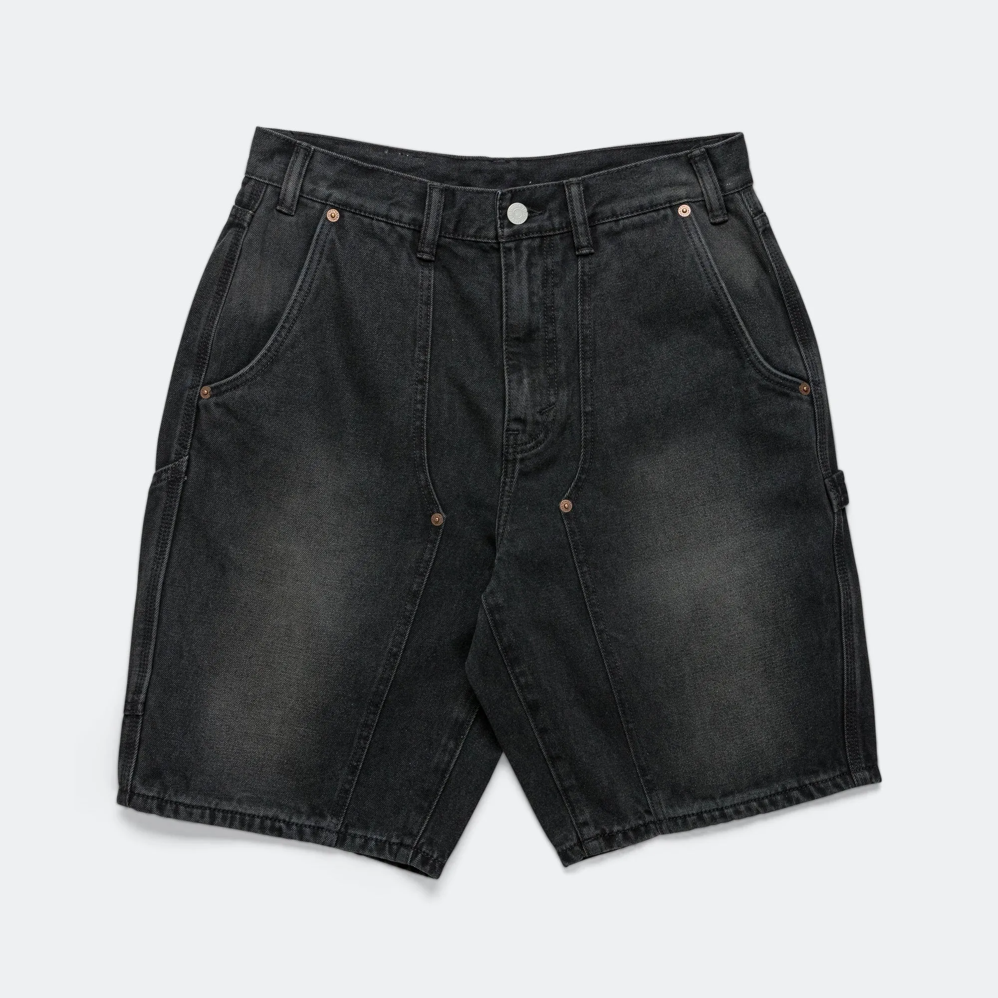 Denim Carpenter Short - Black Anti-bacterial
