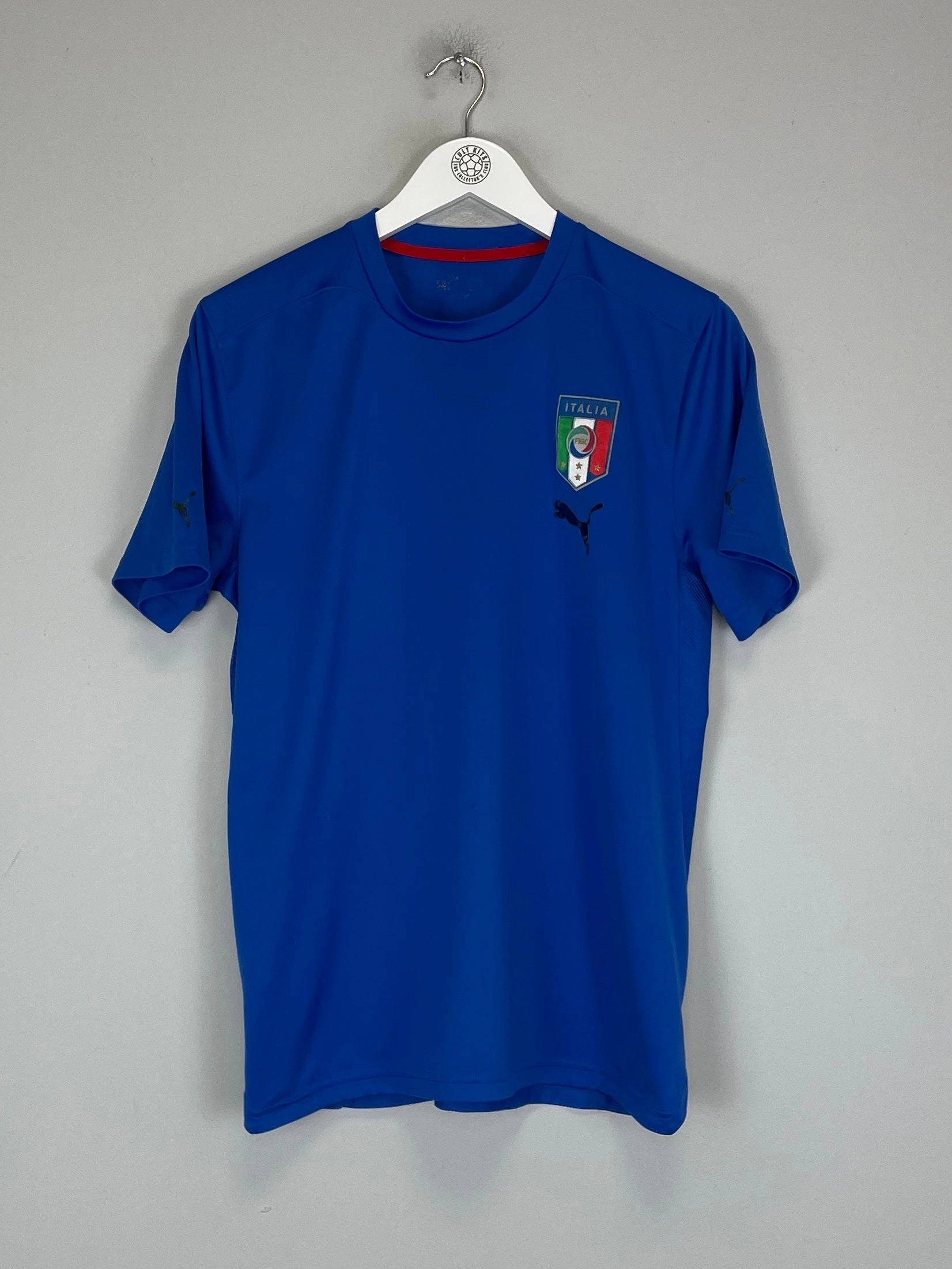 2006/07 ITALY TRAINING SHIRT (M) PUMA Low Impact Manufacturing Body Mapping Technology