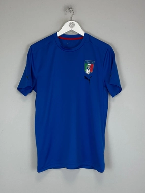 2006/07 ITALY TRAINING SHIRT (M) PUMA Low Impact Manufacturing Body Mapping Technology