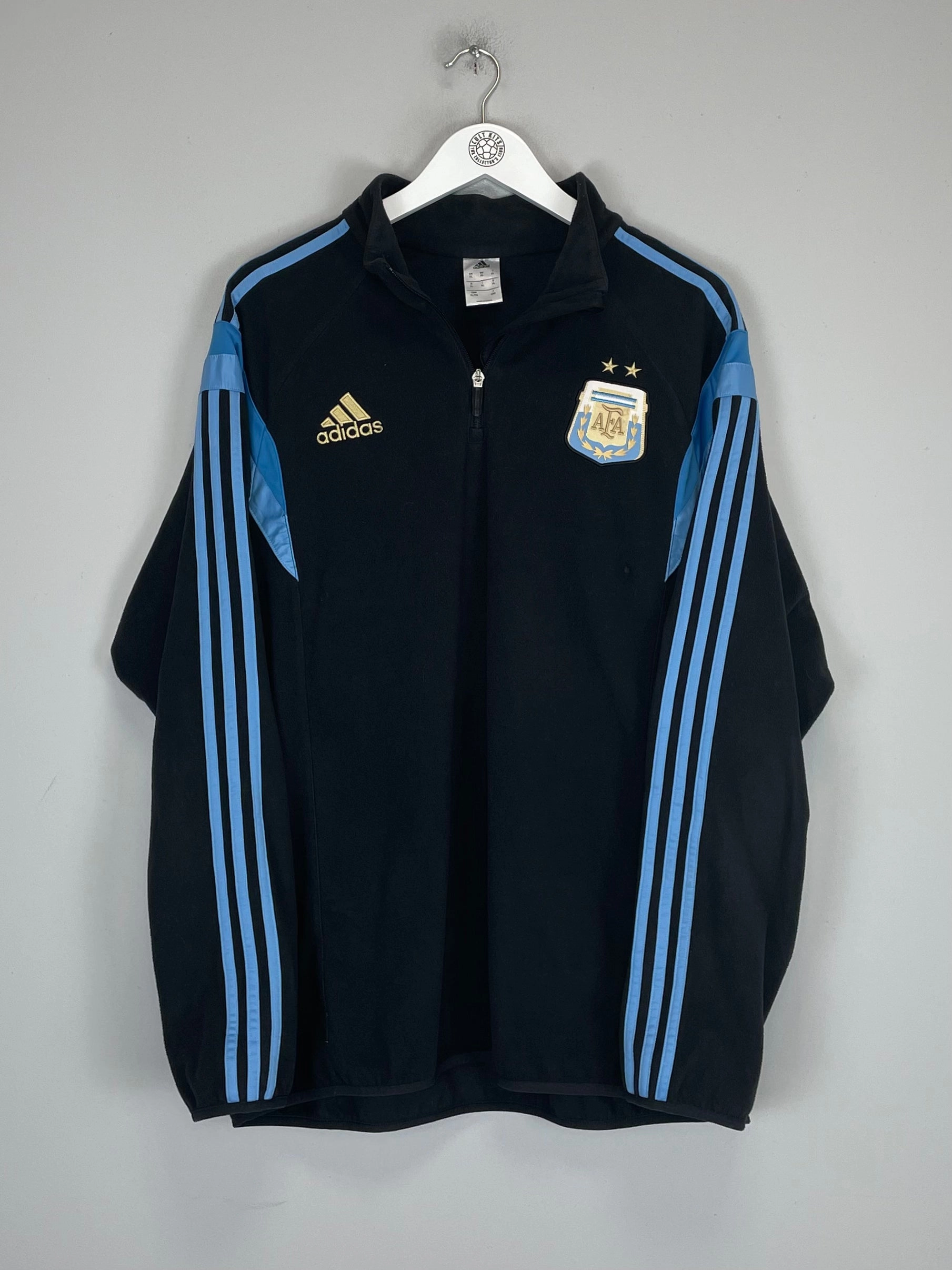 Labeling 2013/14 ARGENTINA 1/4 ZIP FLEECE (XL) ADIDAS