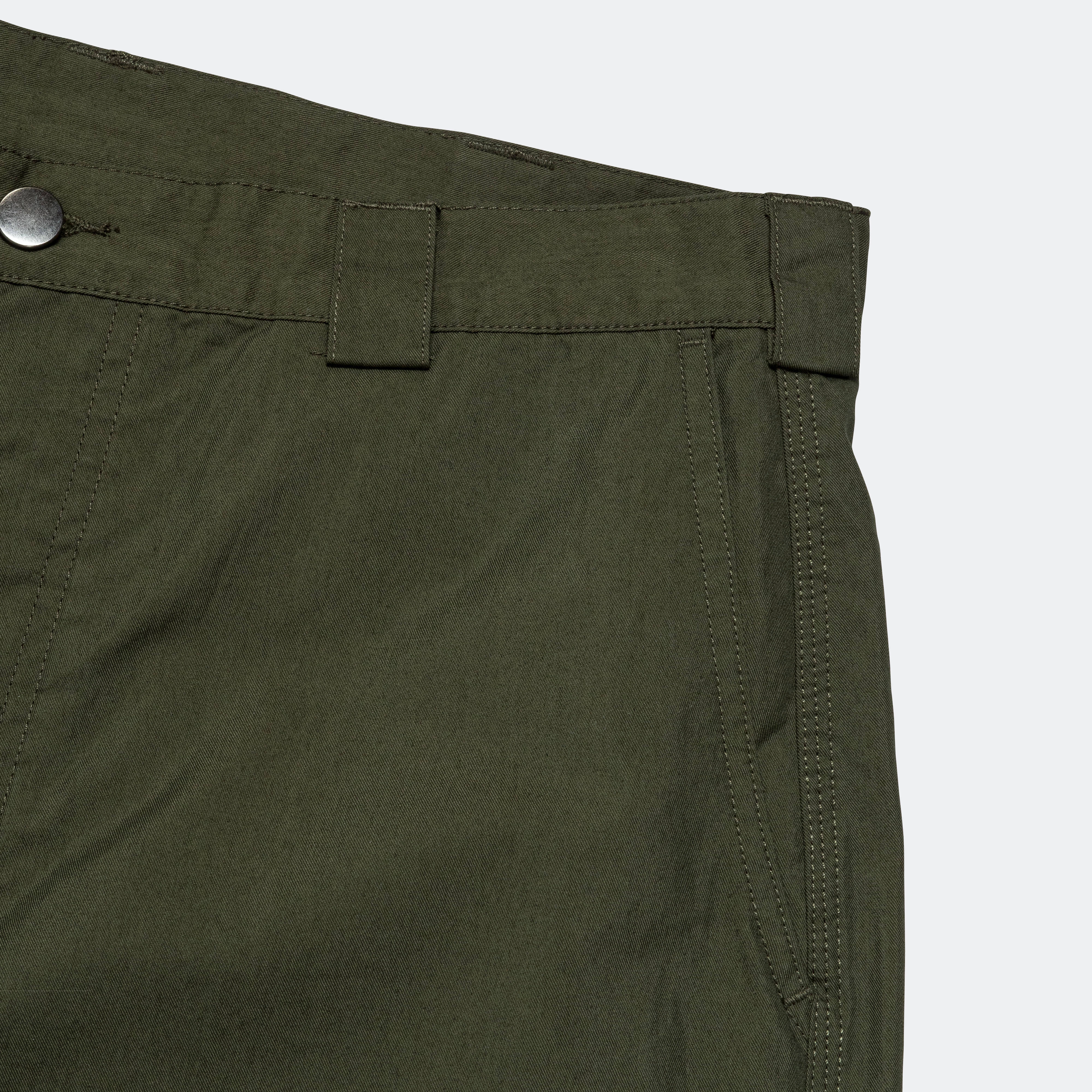 Durable Hemming Carpenter Pants - Olive
