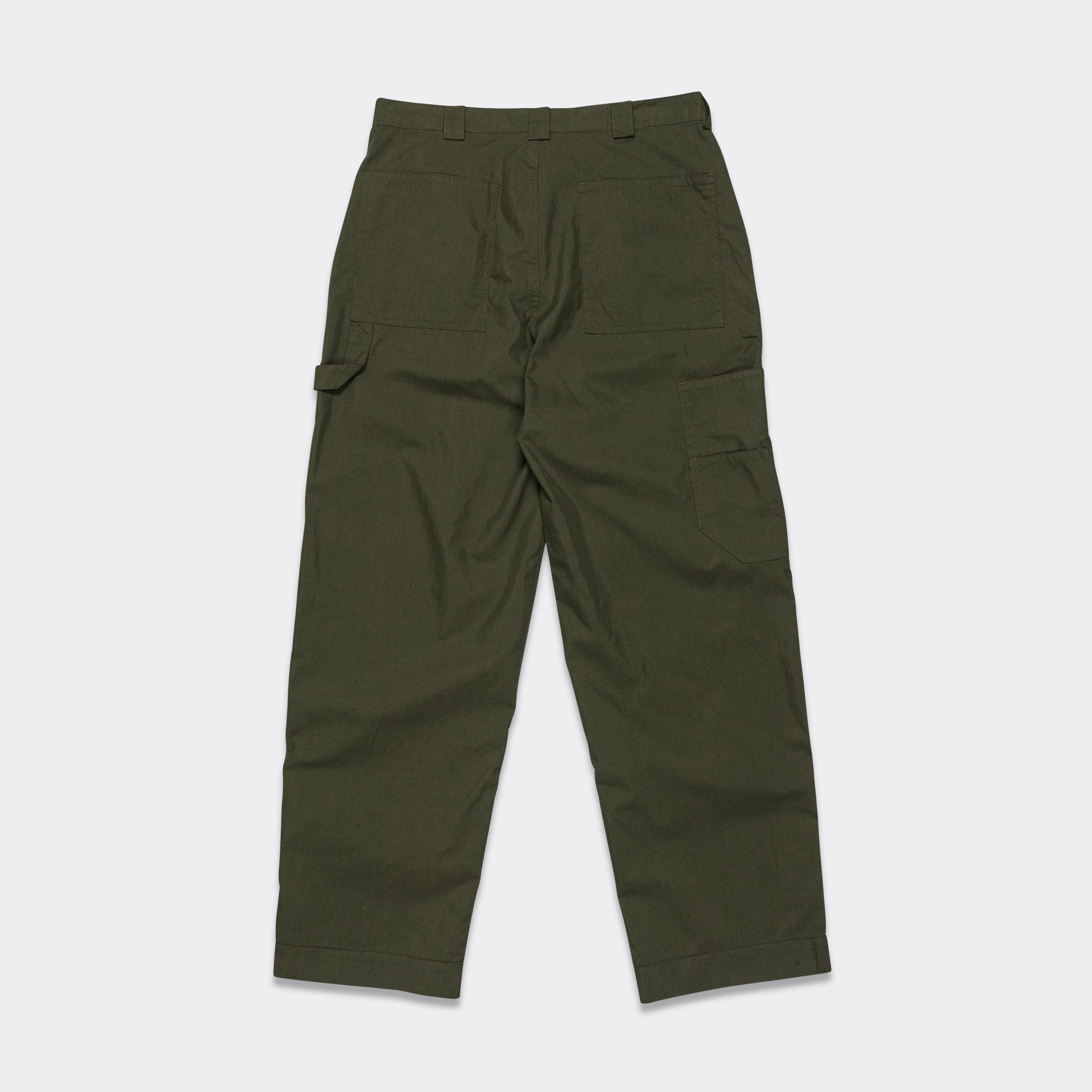 Carpenter Pants - Olive Water resistant coating SoftCottonBlend
