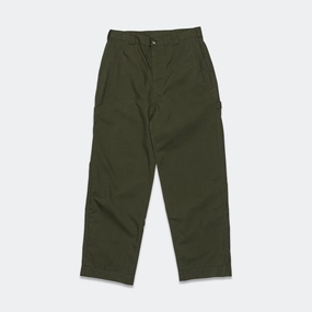 Compact Storage WindResistantMaterial Carpenter Pants - Olive