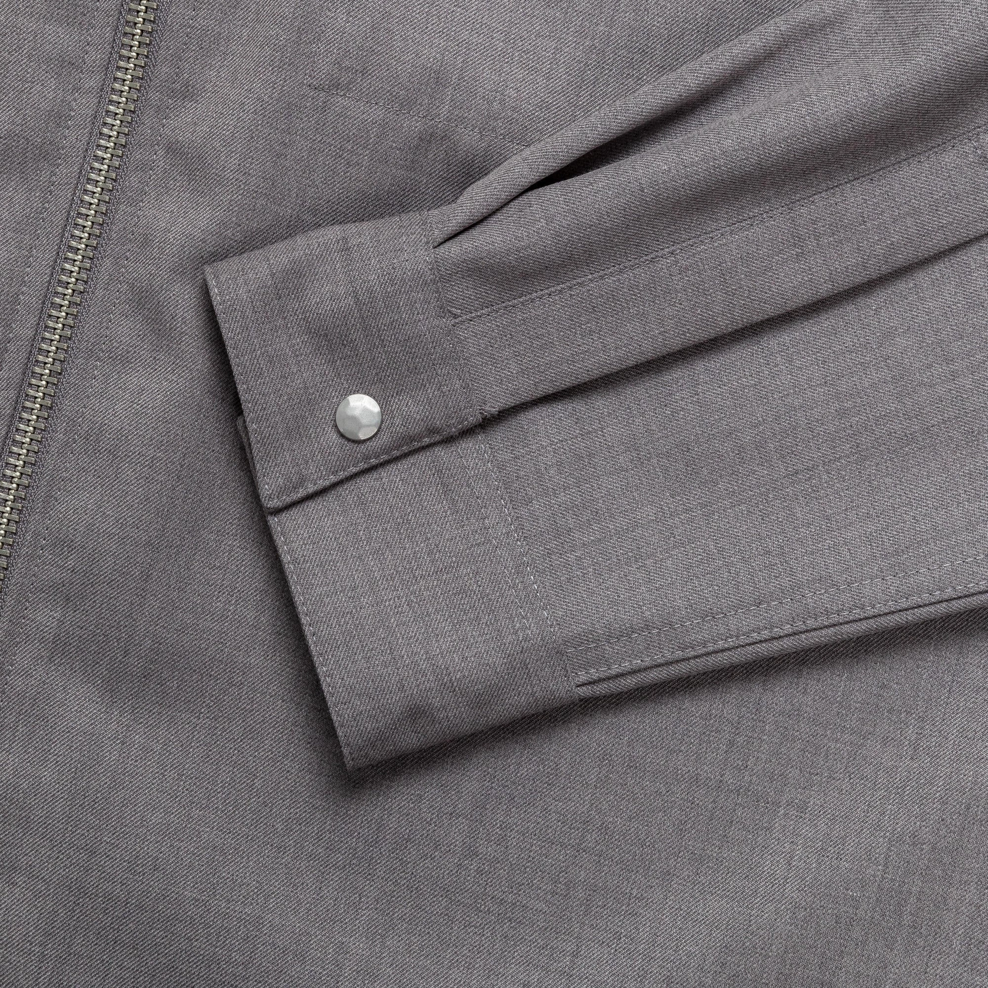 Ian Shirt - Grey Everyday Wear Embroidered Logo