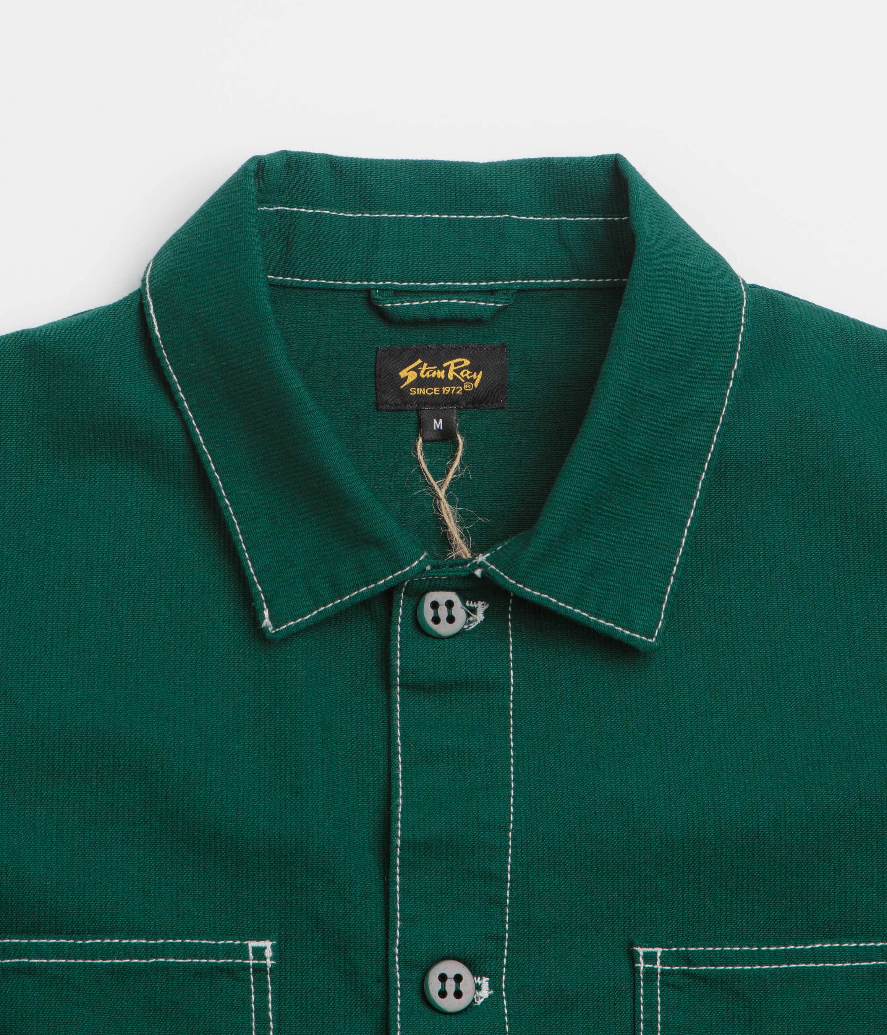 Stan Ray Coverall Jacket - Botanical Green Bedford Sporty Fashionable Outerwear