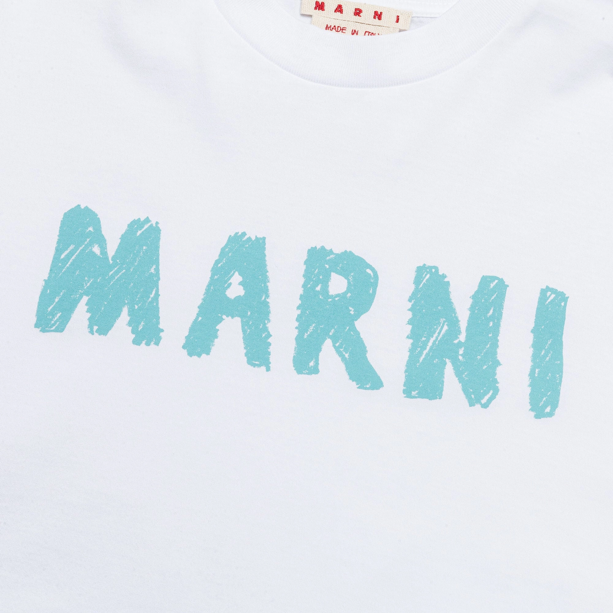 Crayon Logo T-Shirt - White Timeless Design back to school