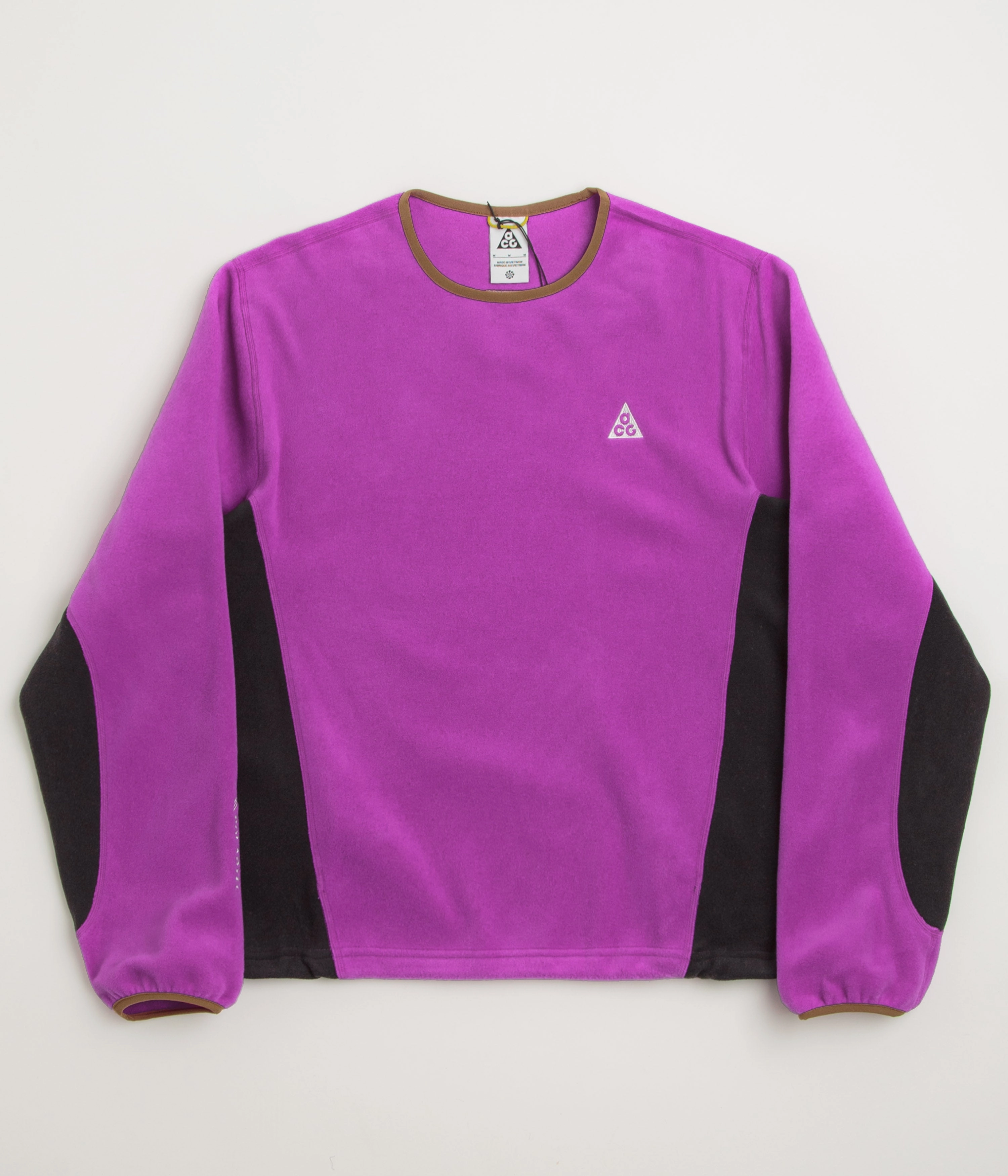 Nike ACG Wolf Tree Crewneck Sweatshirt  - Vivid Purple / Black / Summit White product watch punctuality