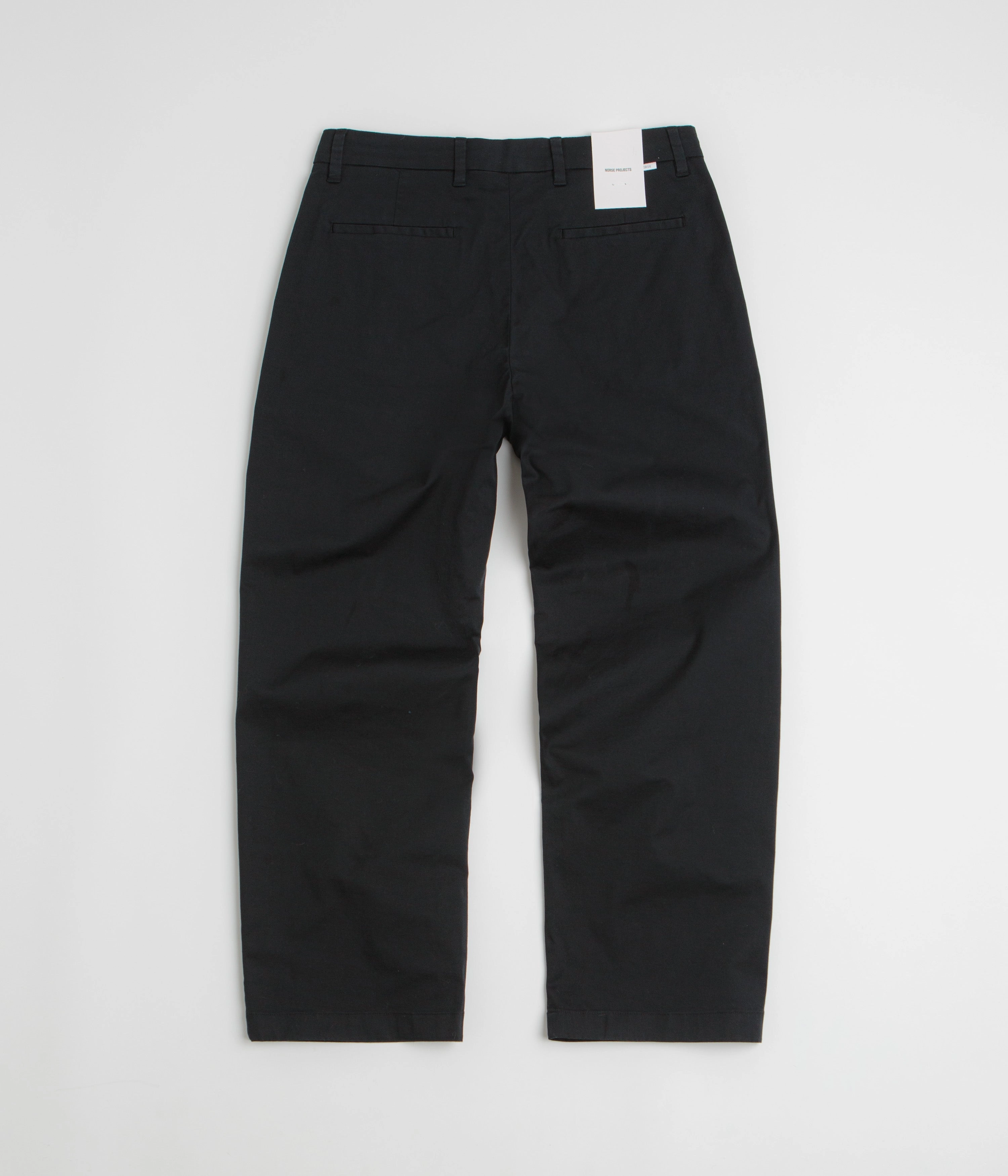 Light Fit Wear Norse Projects Standard Wide Chino - Black