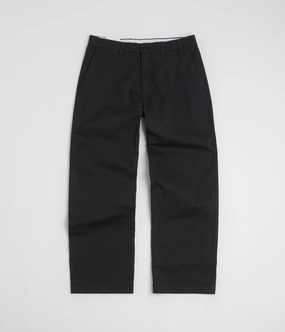 Norse Projects Standard Wide Chino - Black Flexible Cut
