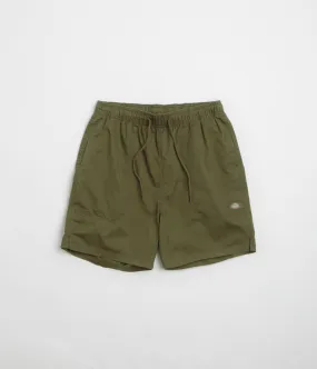 Rubberized Grip Waistband UPF Protection Dickies Pelican Rapids Shorts - Dark Olive