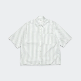 Sophisticated Elegance Weekend Vibes Boxy Shirt - Shirting Blue