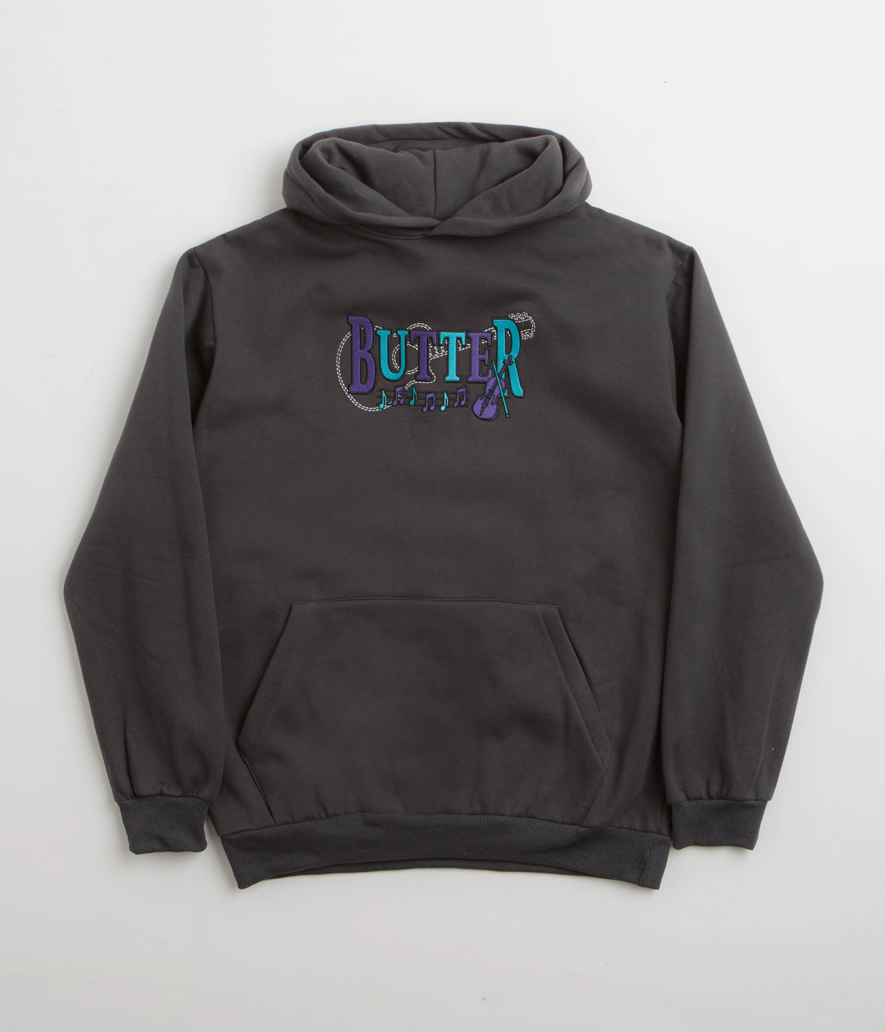 Butter Goods Arrangement Hoodie - Washed Black Urban Mode