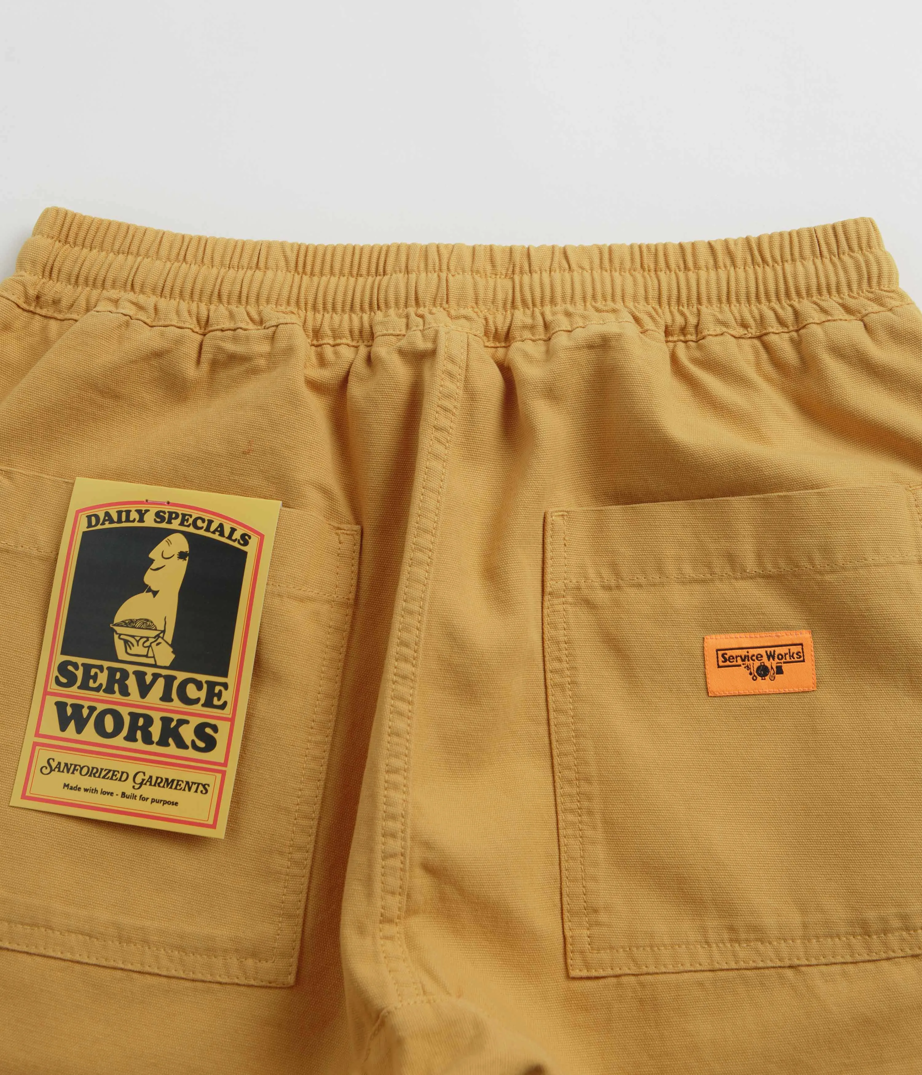 Service Works Classic Chef Shorts - Gold Collectible Item